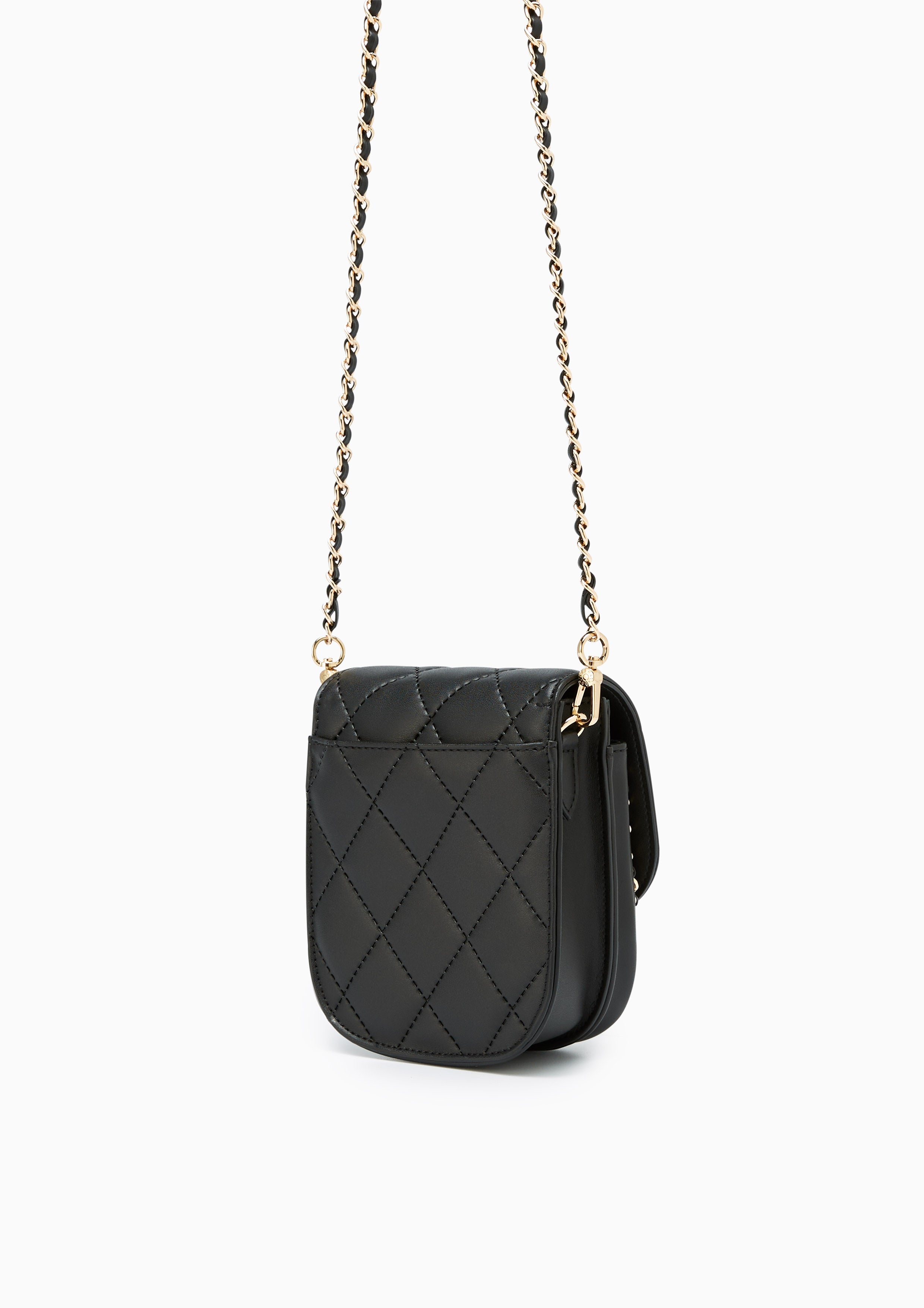 Emma Mini Wallet On Chain  Black