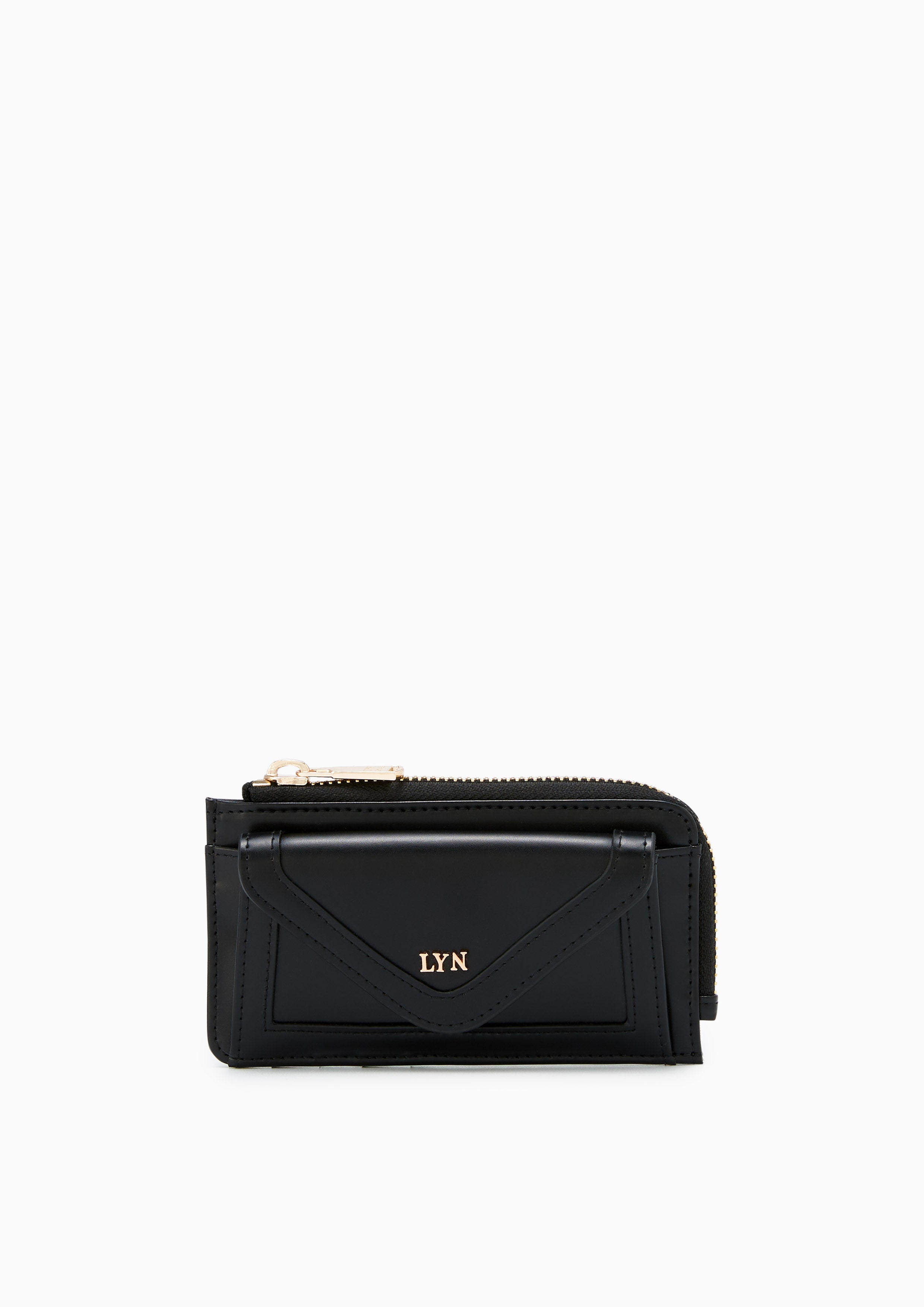 Muda Card Holder Short Wallet Black