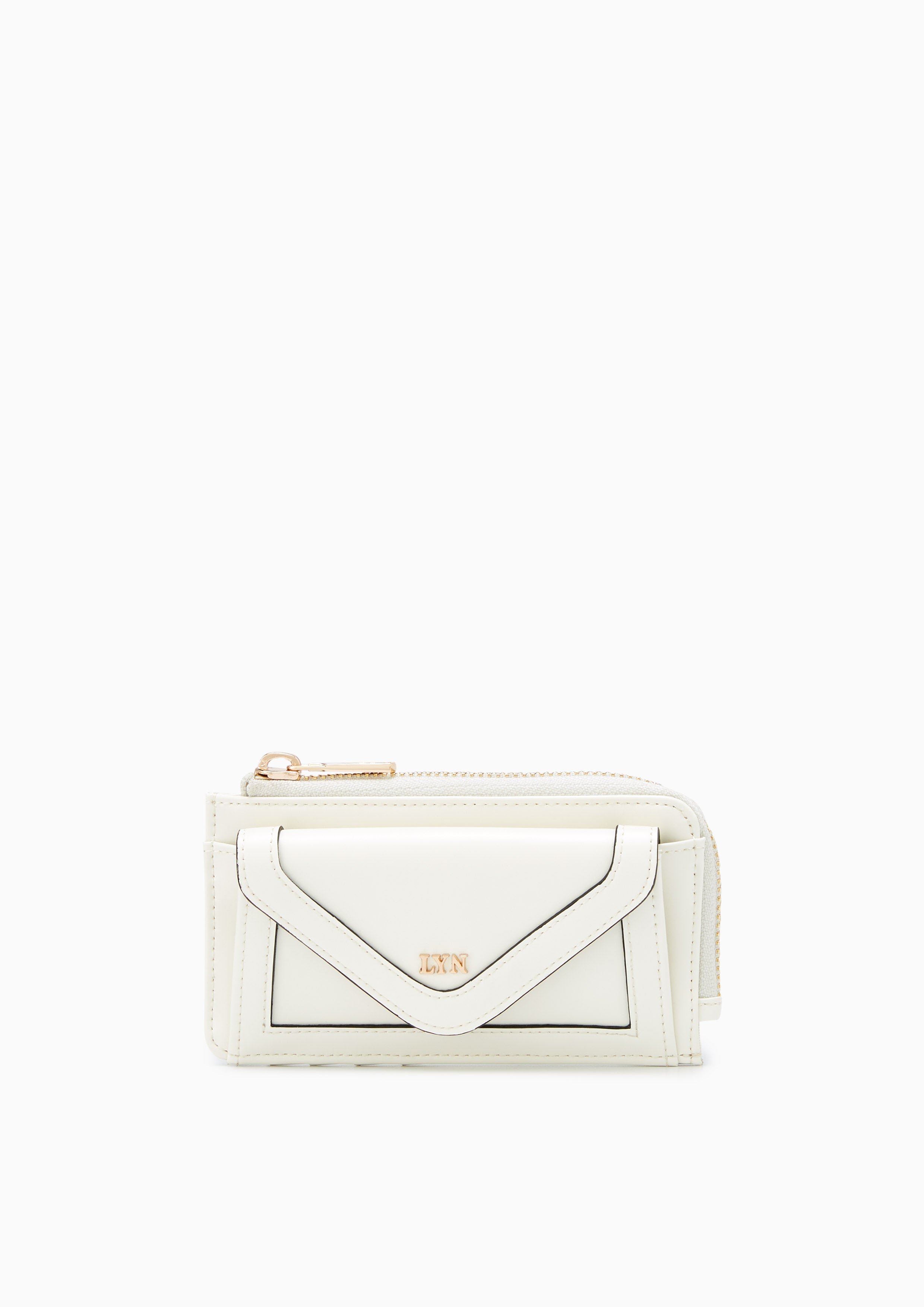 Muda Card Holder Short Wallet Ivory