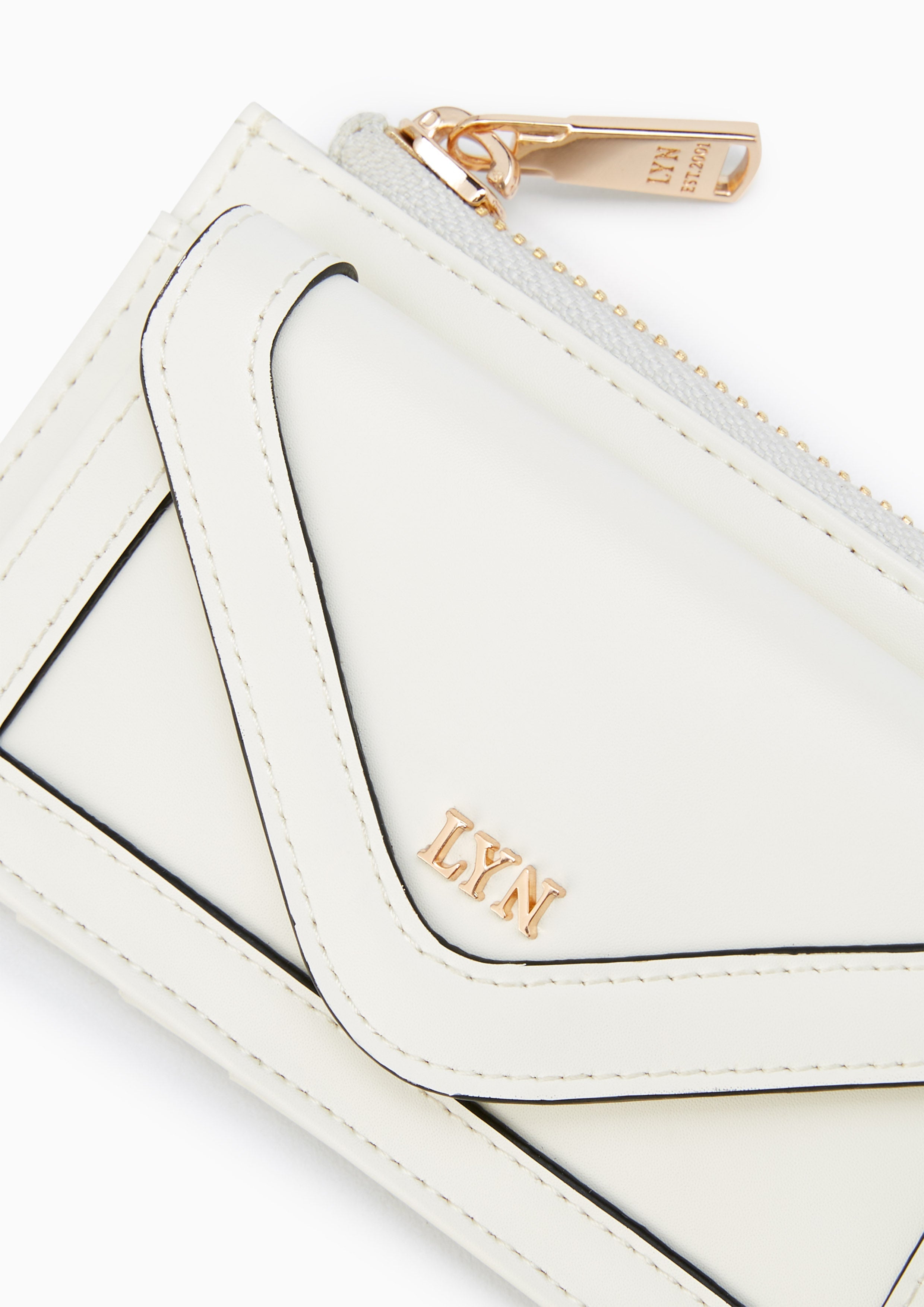 Muda Card Holder Short Wallet Ivory