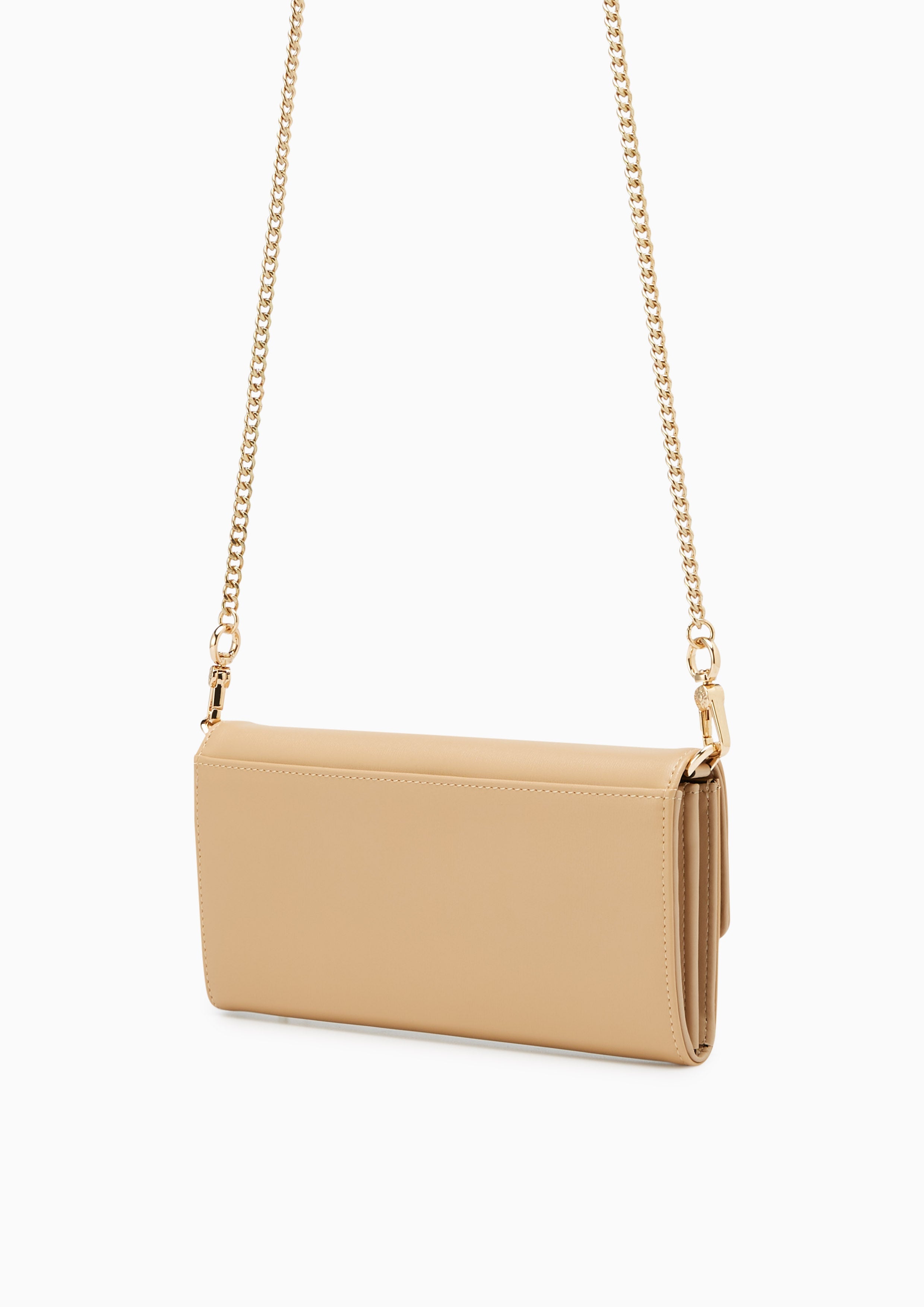 Trangle Wallet On Chain  Beige