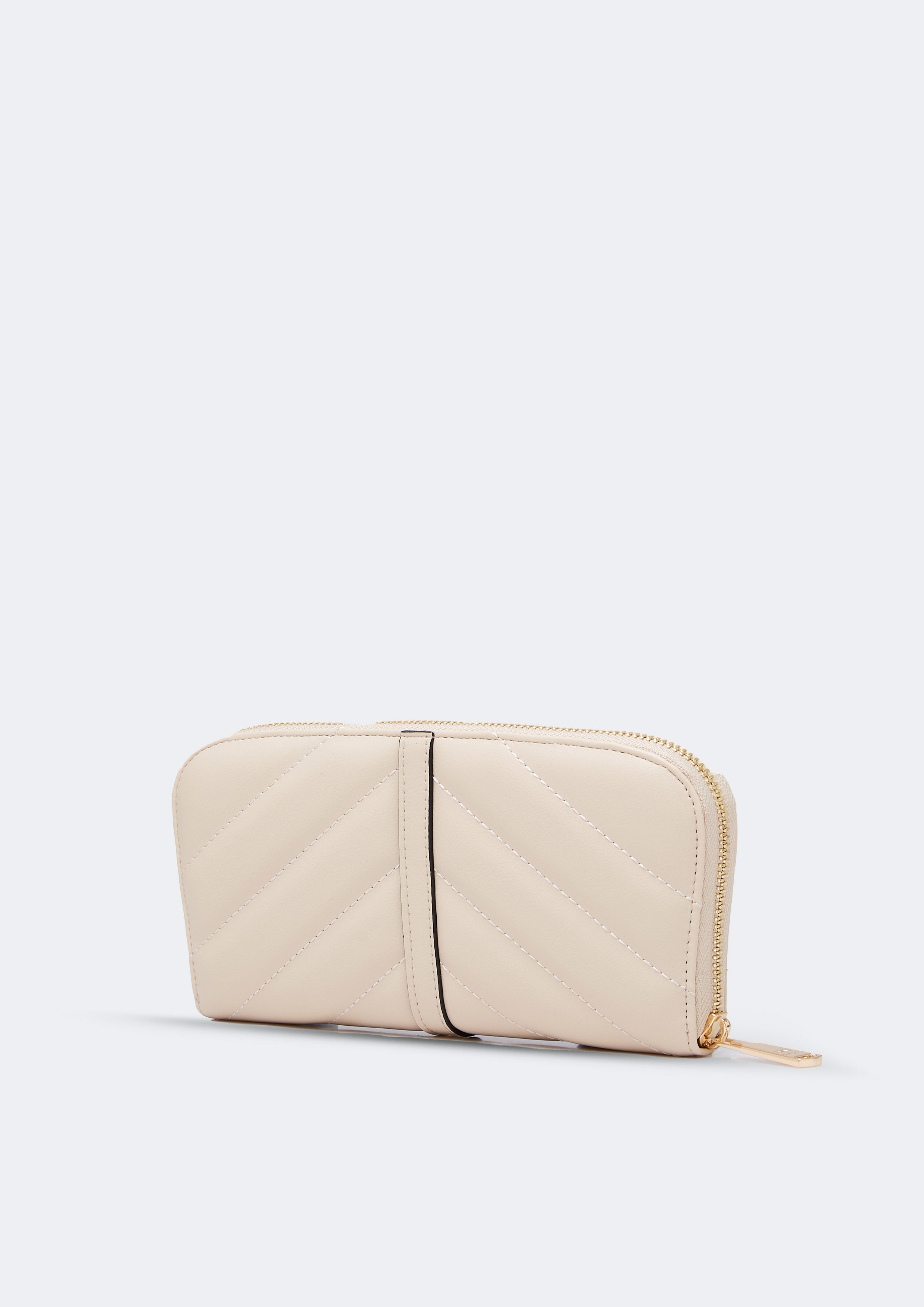 Verni Long Wallet  Beige