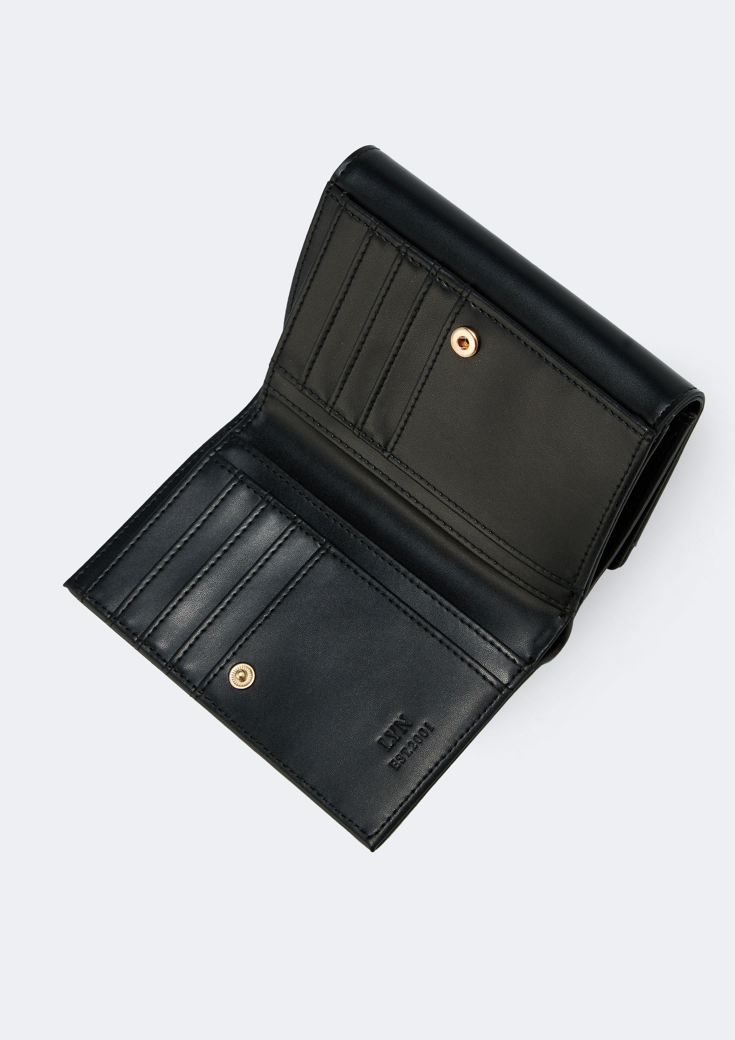 Betty Semi Short Wallet Black