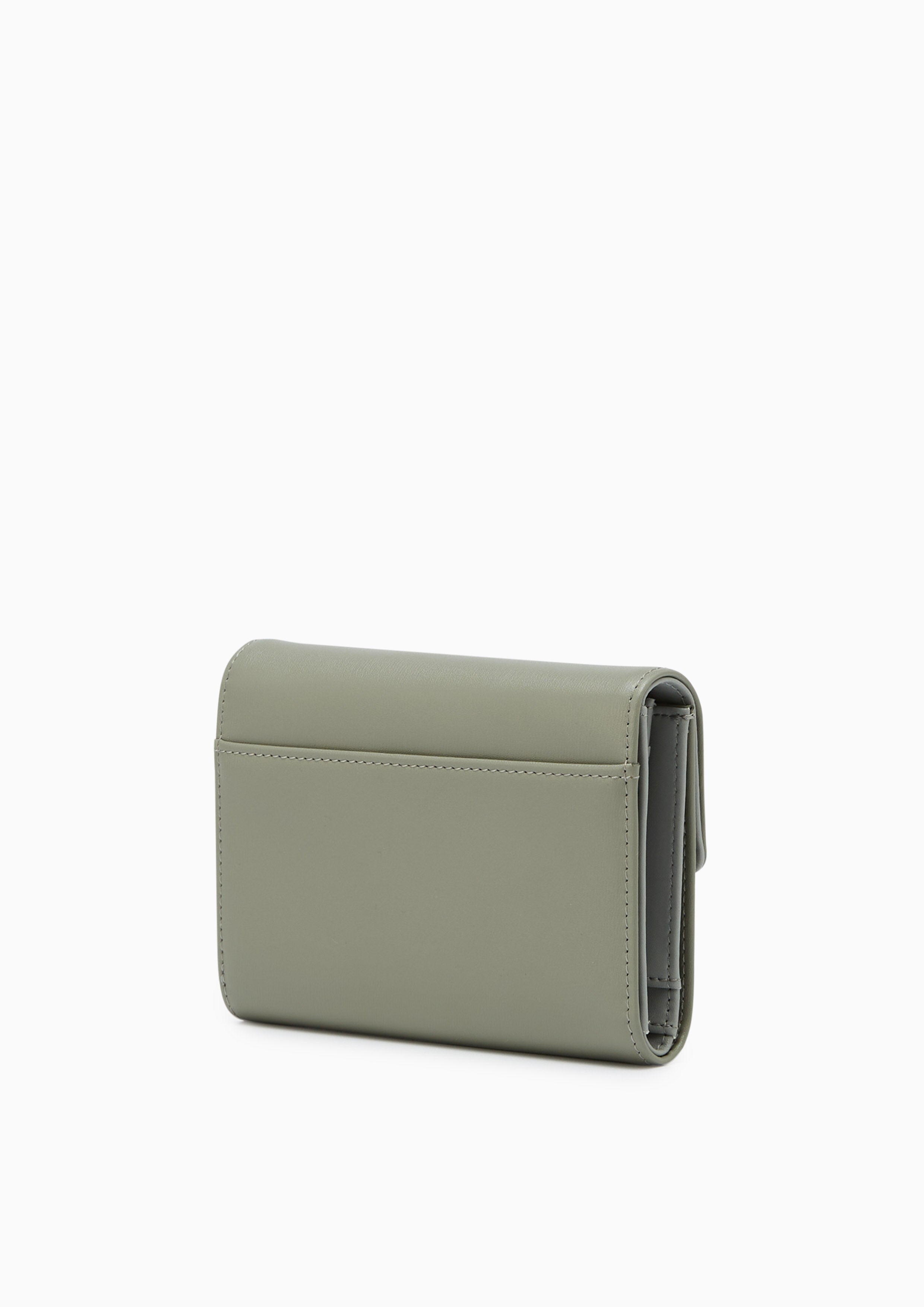 Trangle Short Wallet Grey