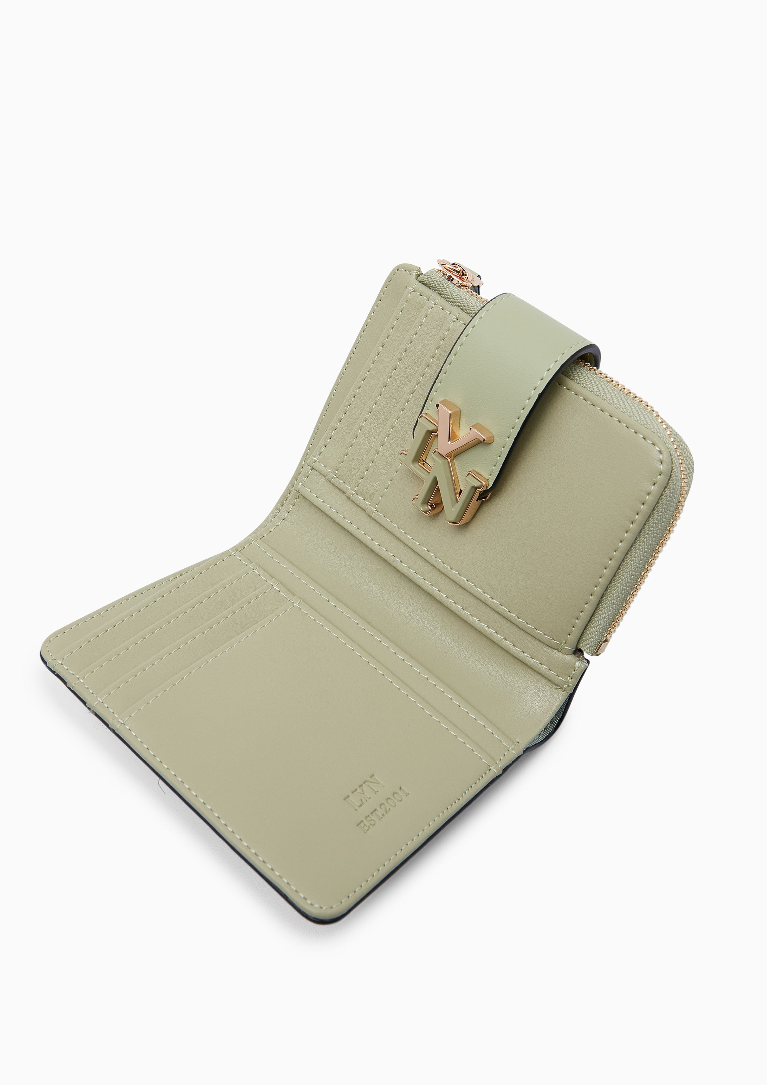 Alen Short Wallet  Light Green