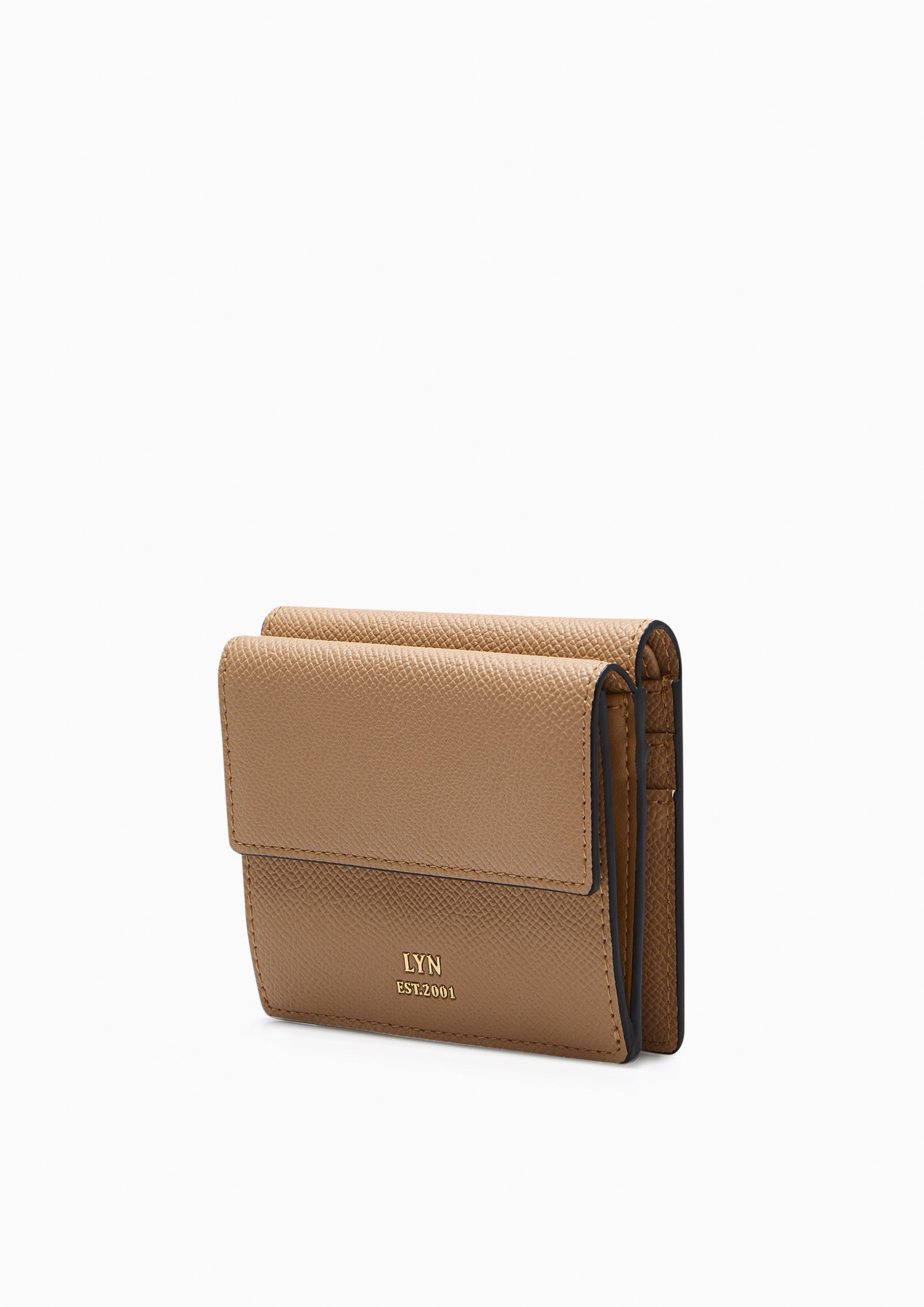 Serenity Flap Card Holder Dark Beige