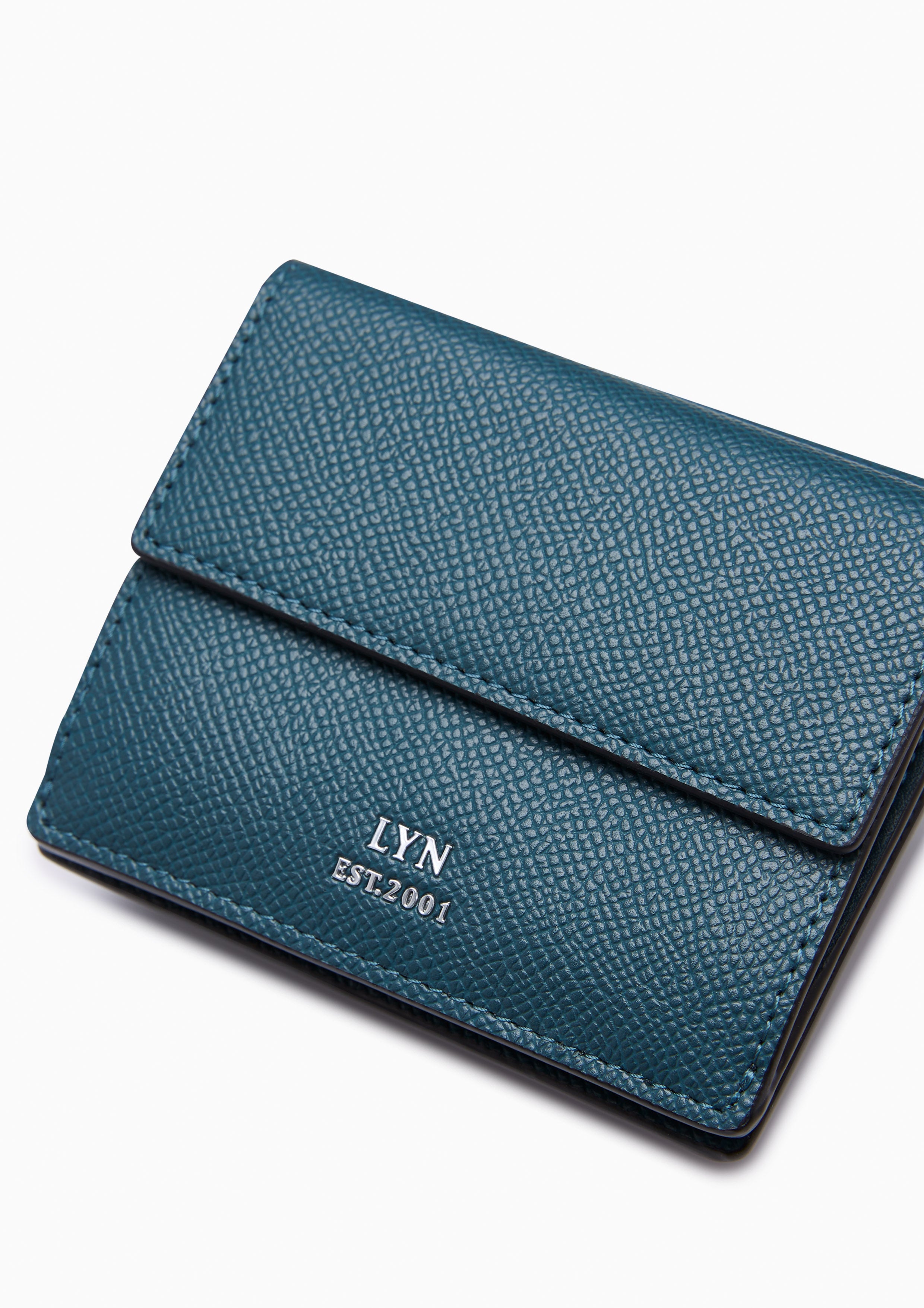 Serenity Flap Card Holder Dark Blue