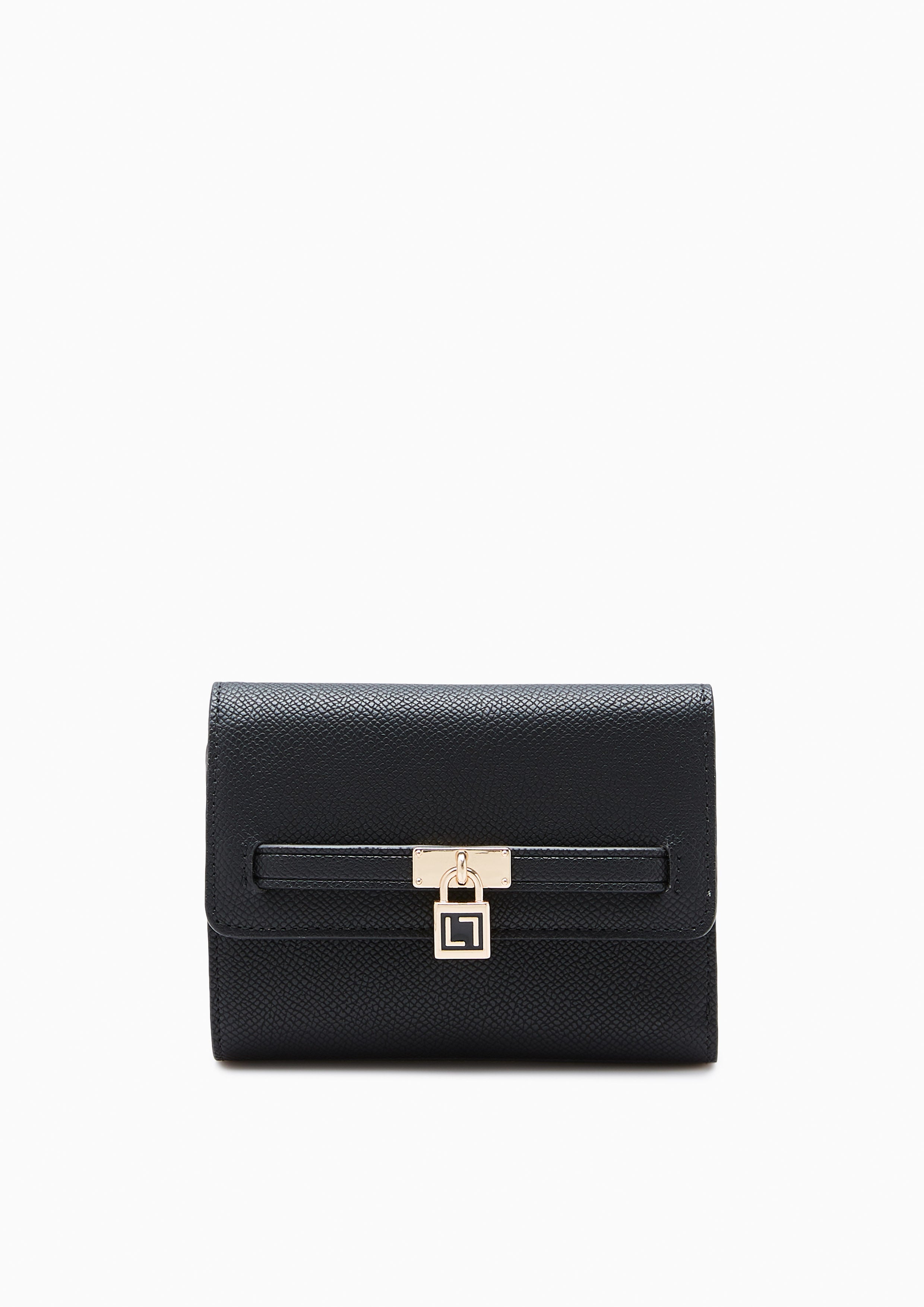 Venus Short Wallet Black