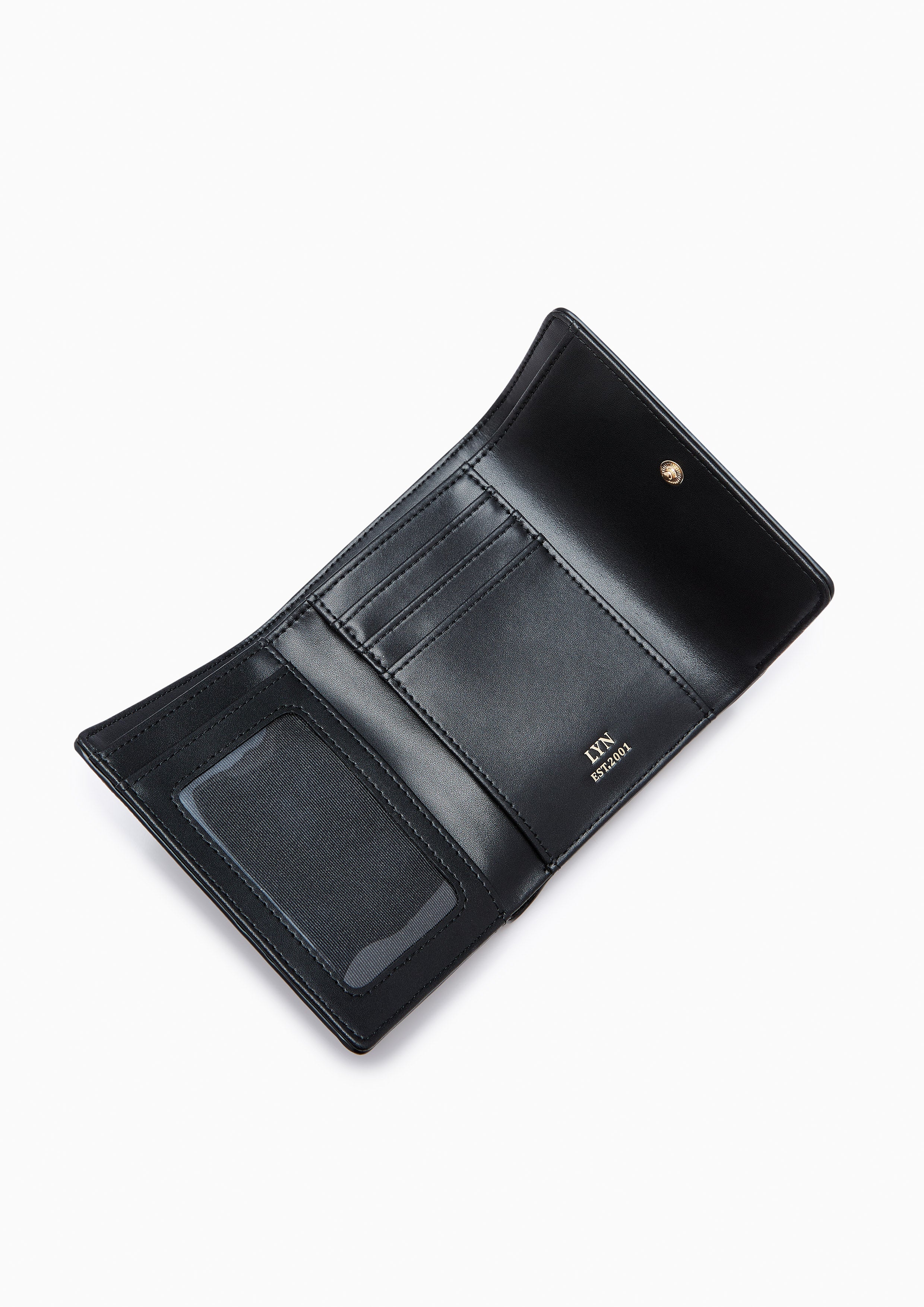 Venus Short Wallet Black