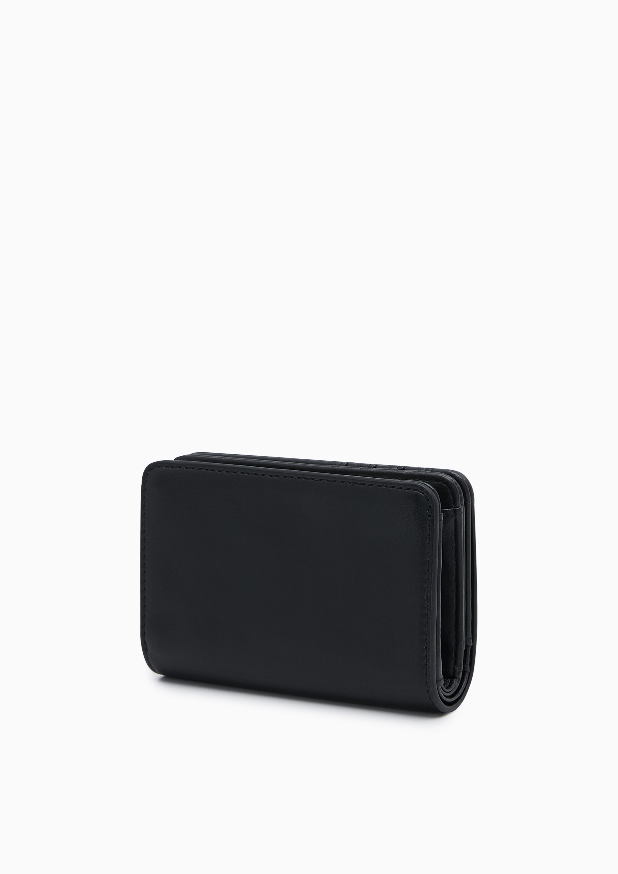 Camille Short Wallet Black