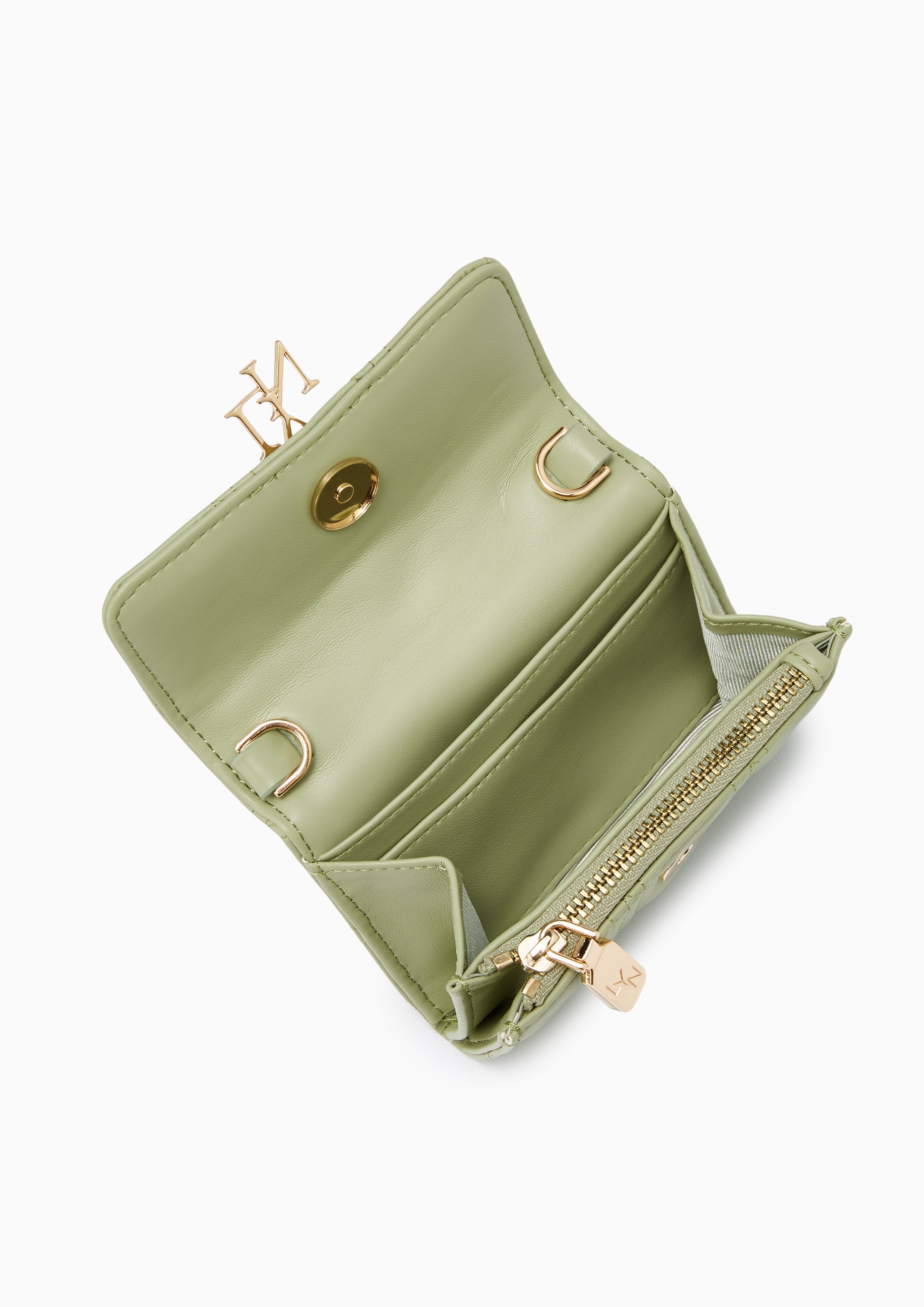 Aurelia Short Wallet Green