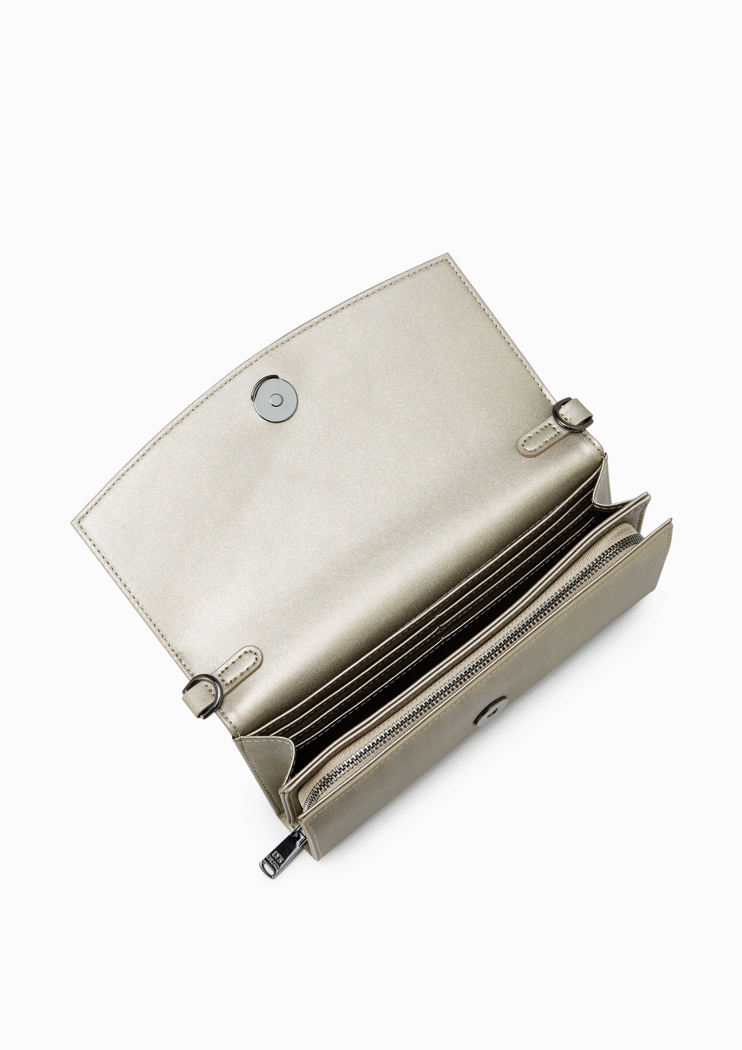 Essential Double Long Wallet Grey