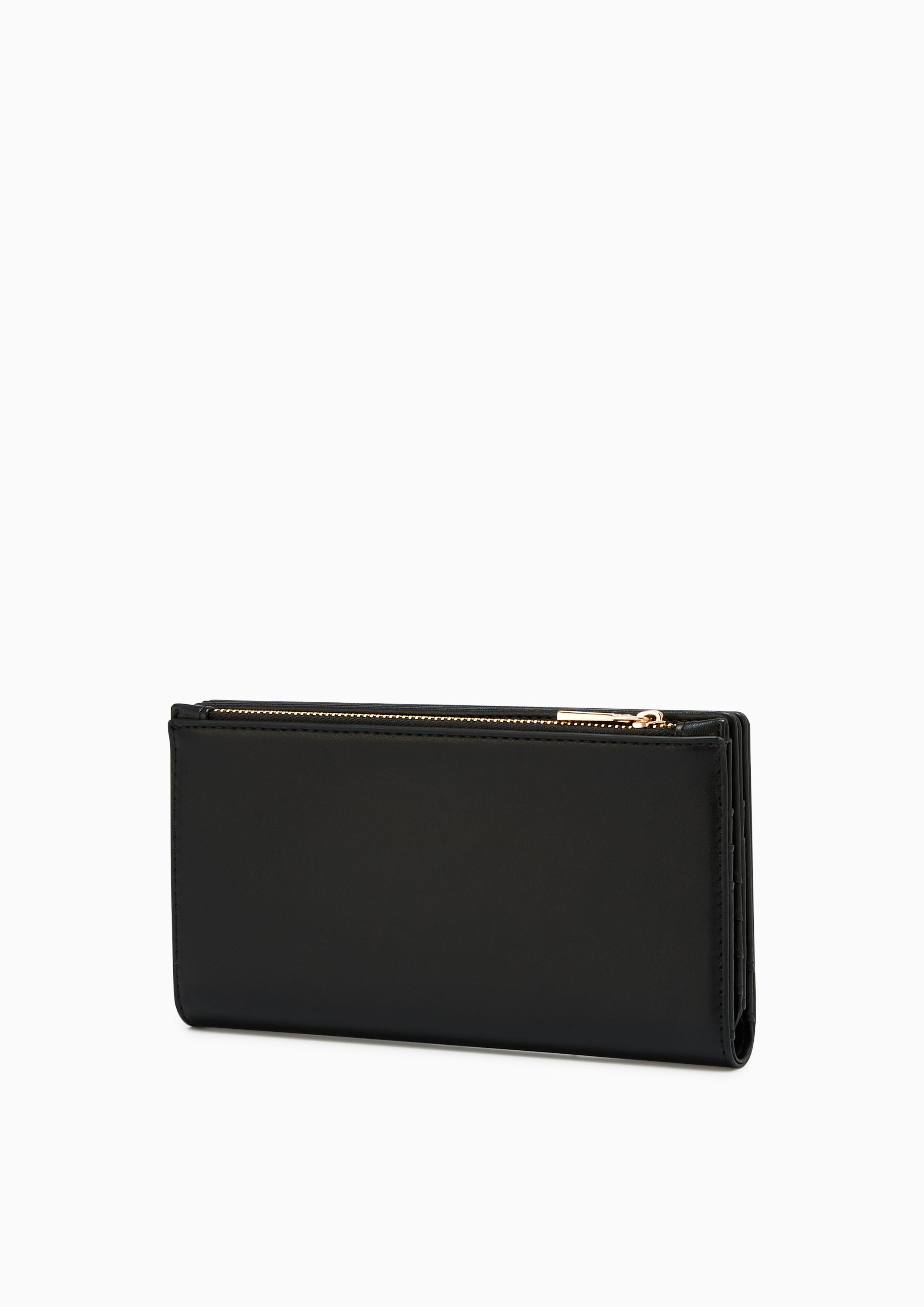 Snappy  Long Wallet Black