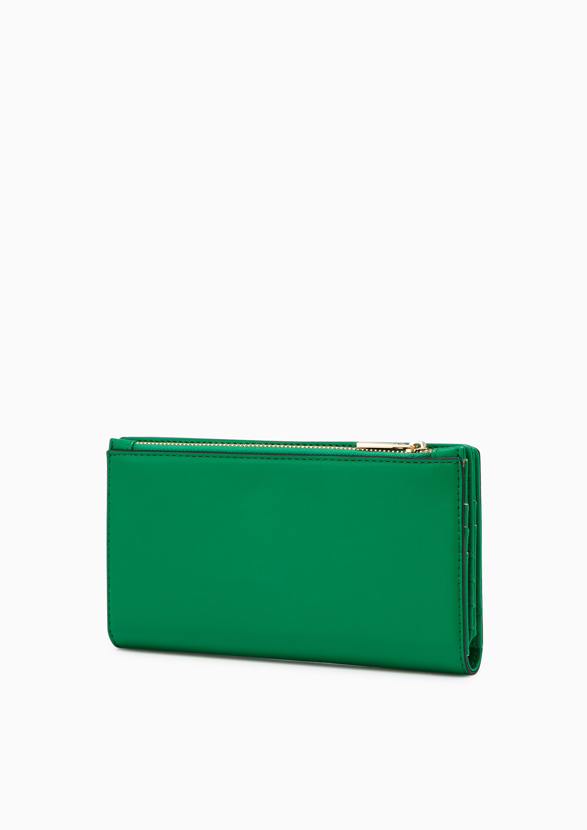 Snappy  Long Wallet Green