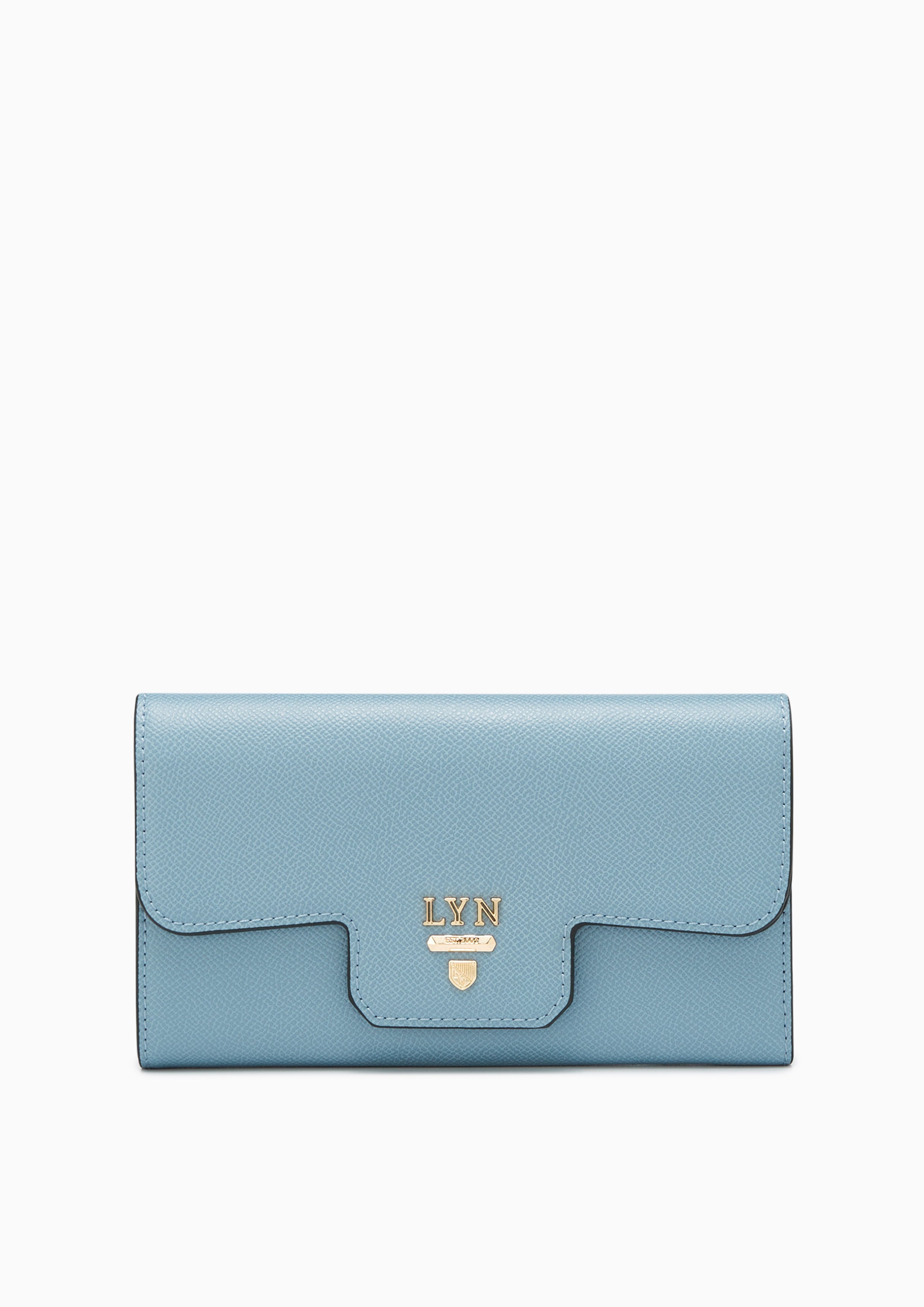 Snappy Fold Long Wallet Blue