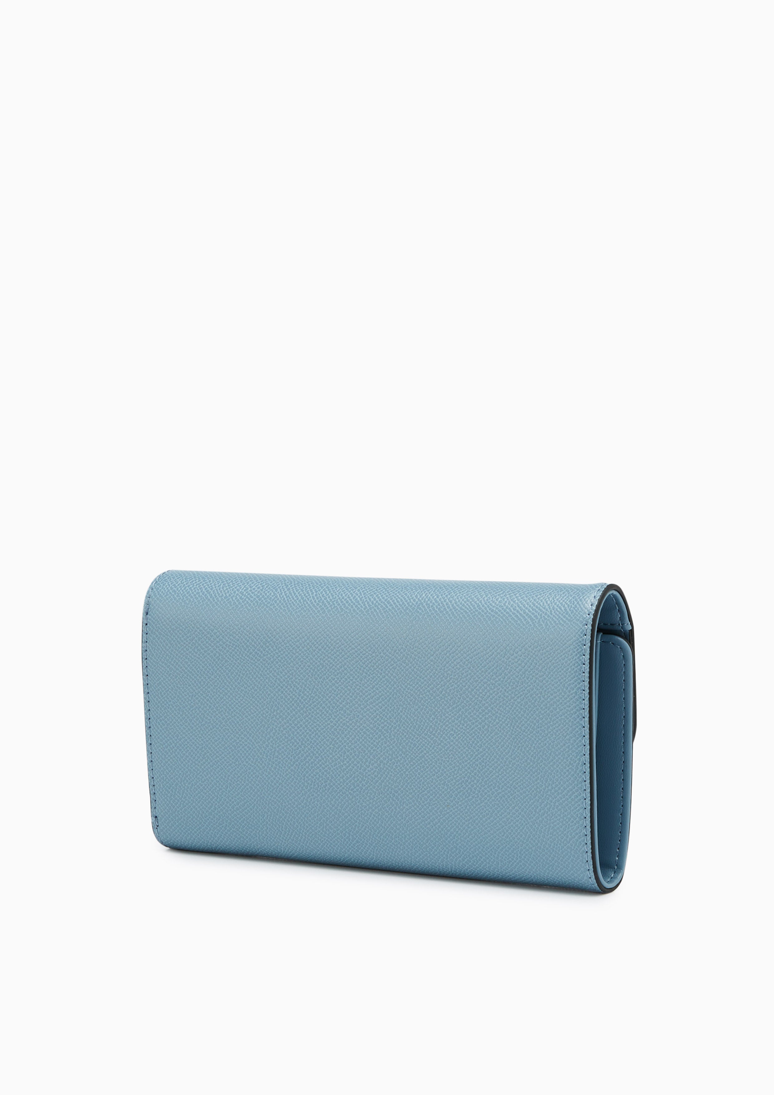 Snappy Fold Long Wallet Blue