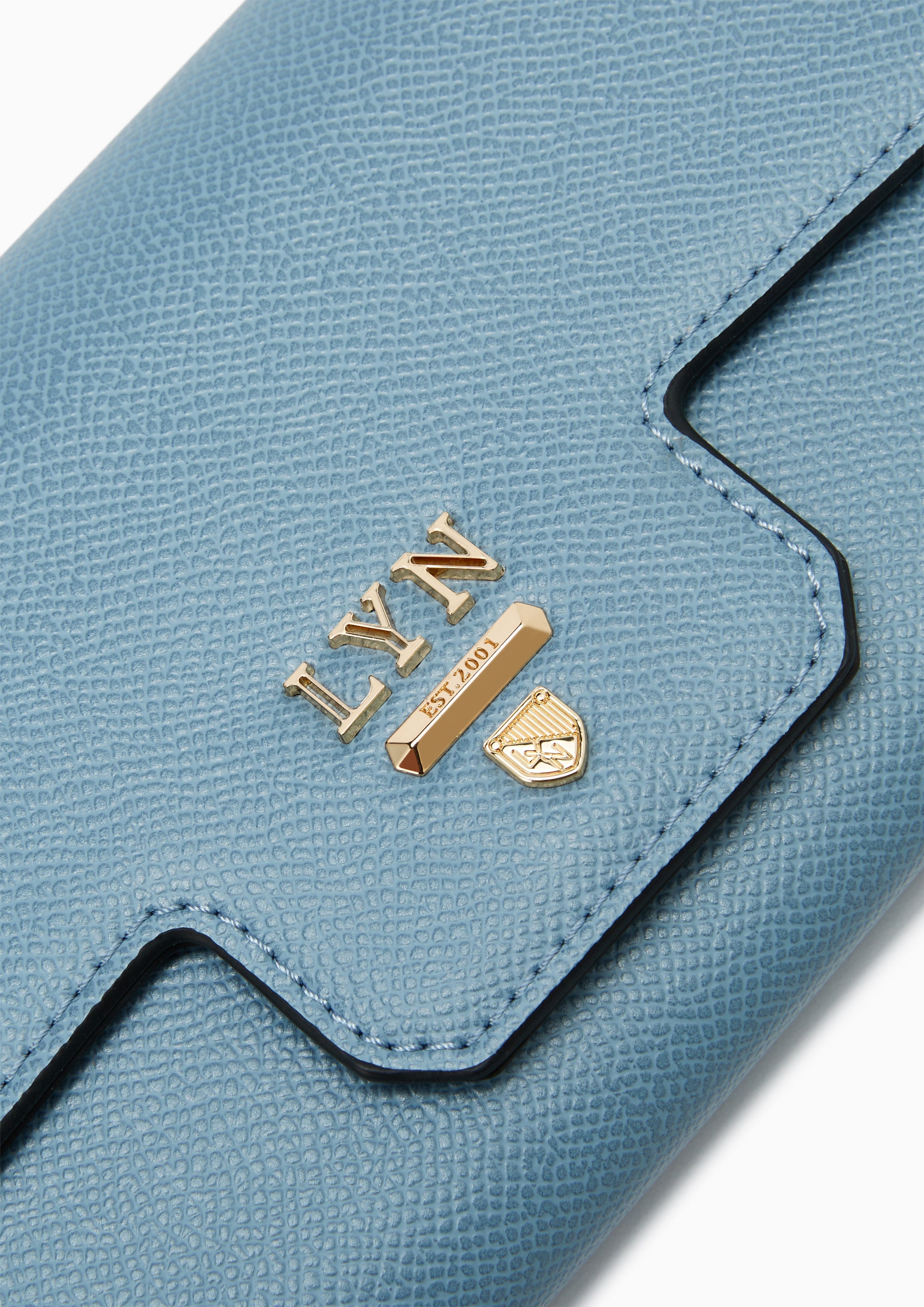 Snappy Fold Long Wallet Blue