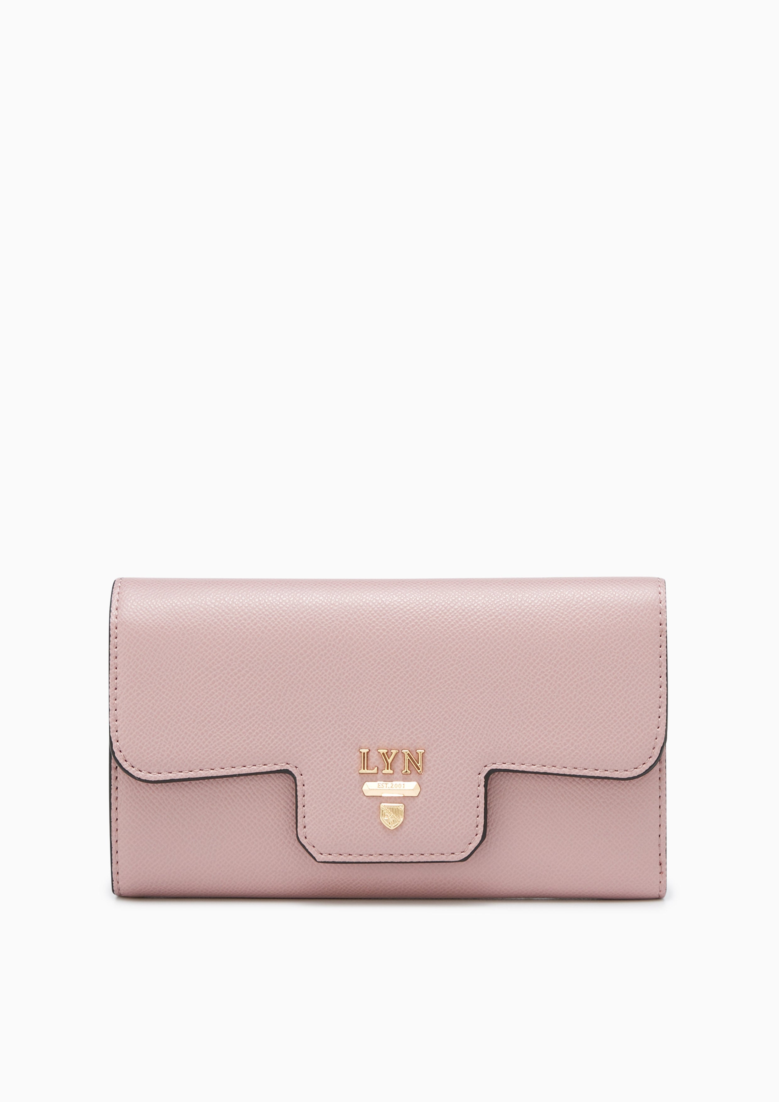 Snappy Fold Long Wallet Pink