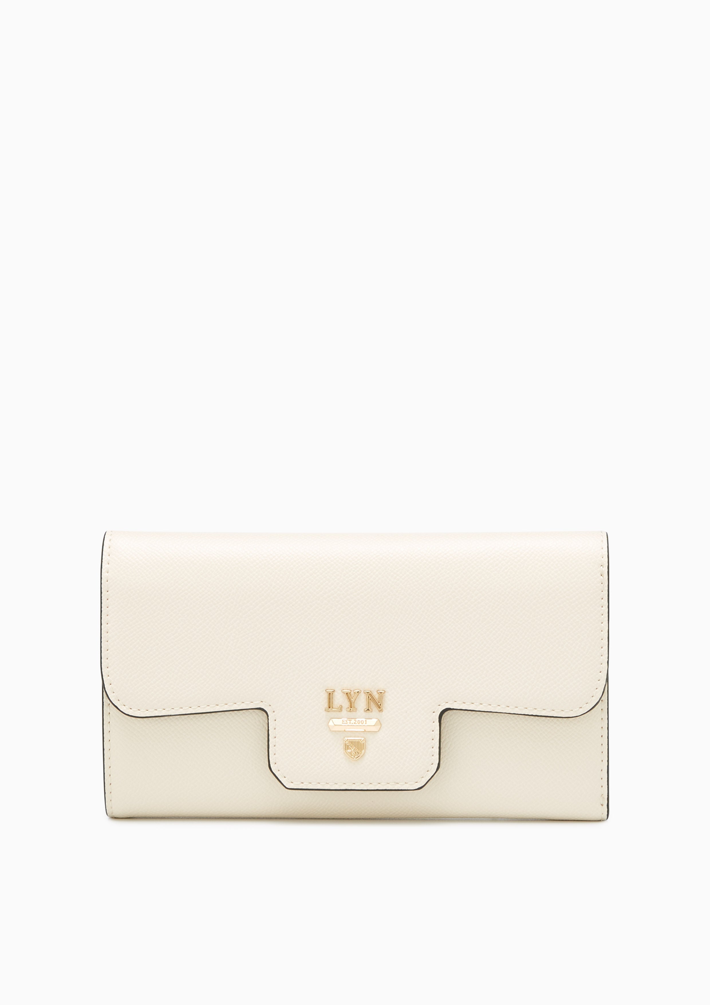 Snappy Fold Long Wallet Ivory