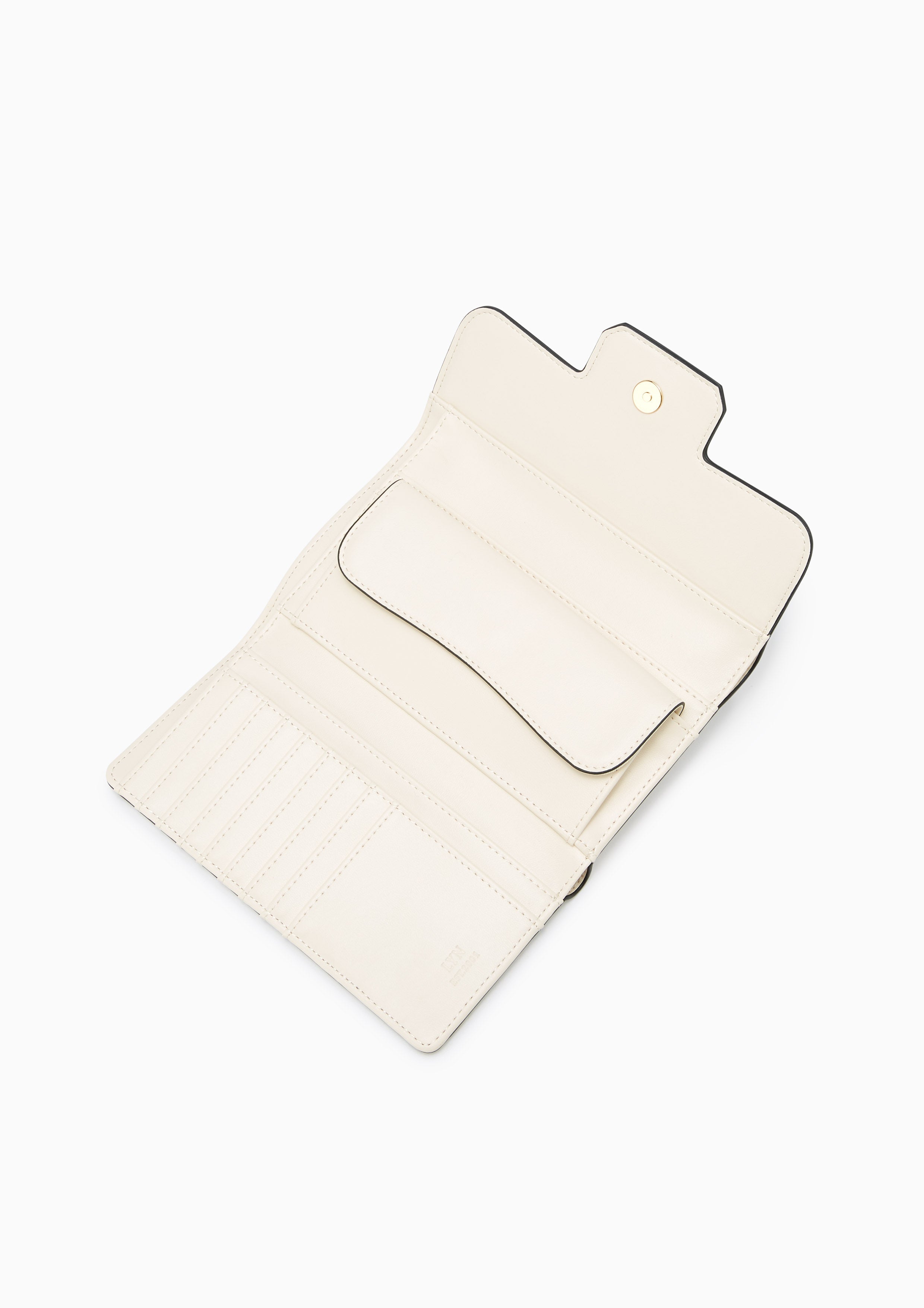 Snappy Fold Long Wallet Ivory