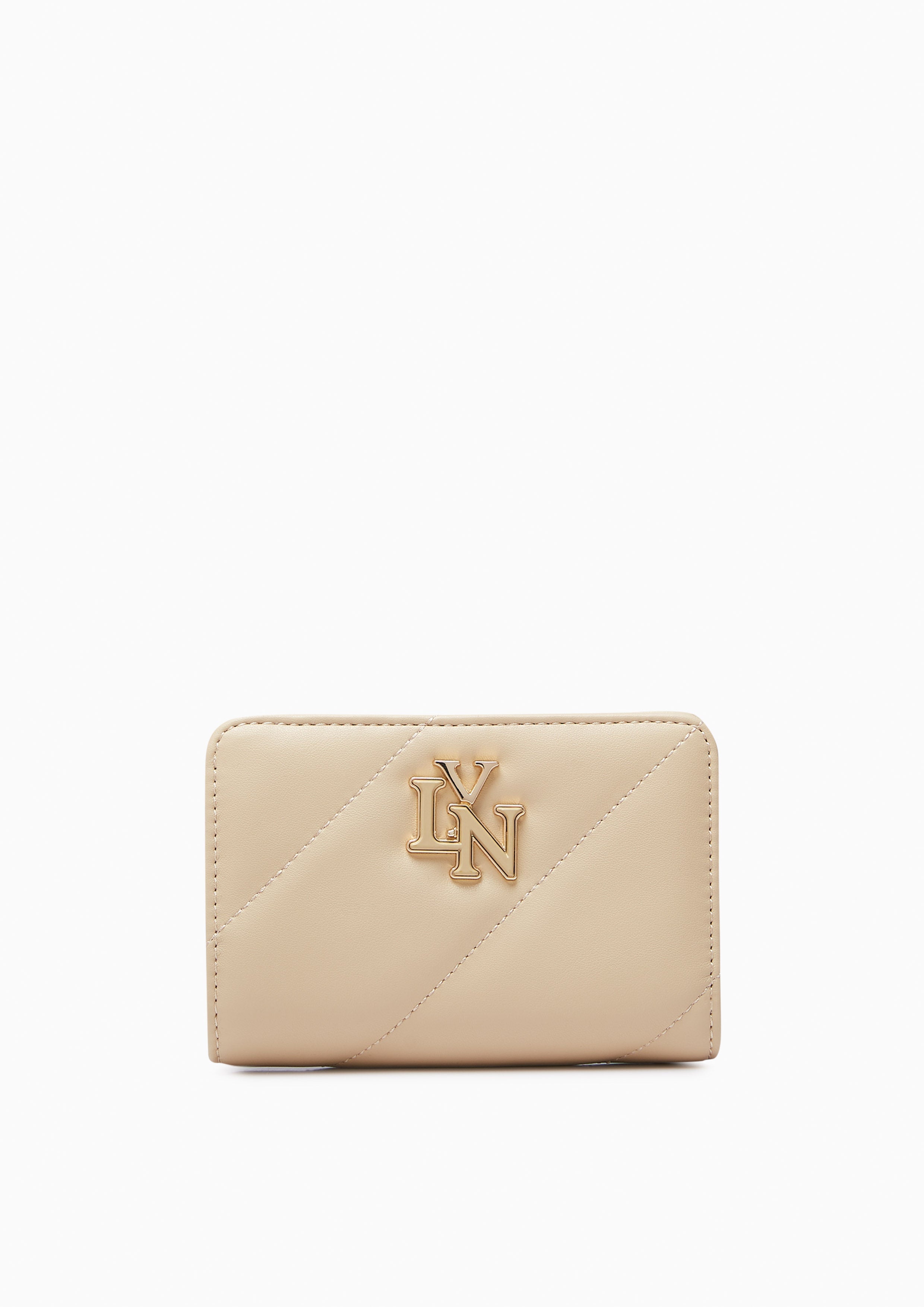 Amelia Short Wallet Beige