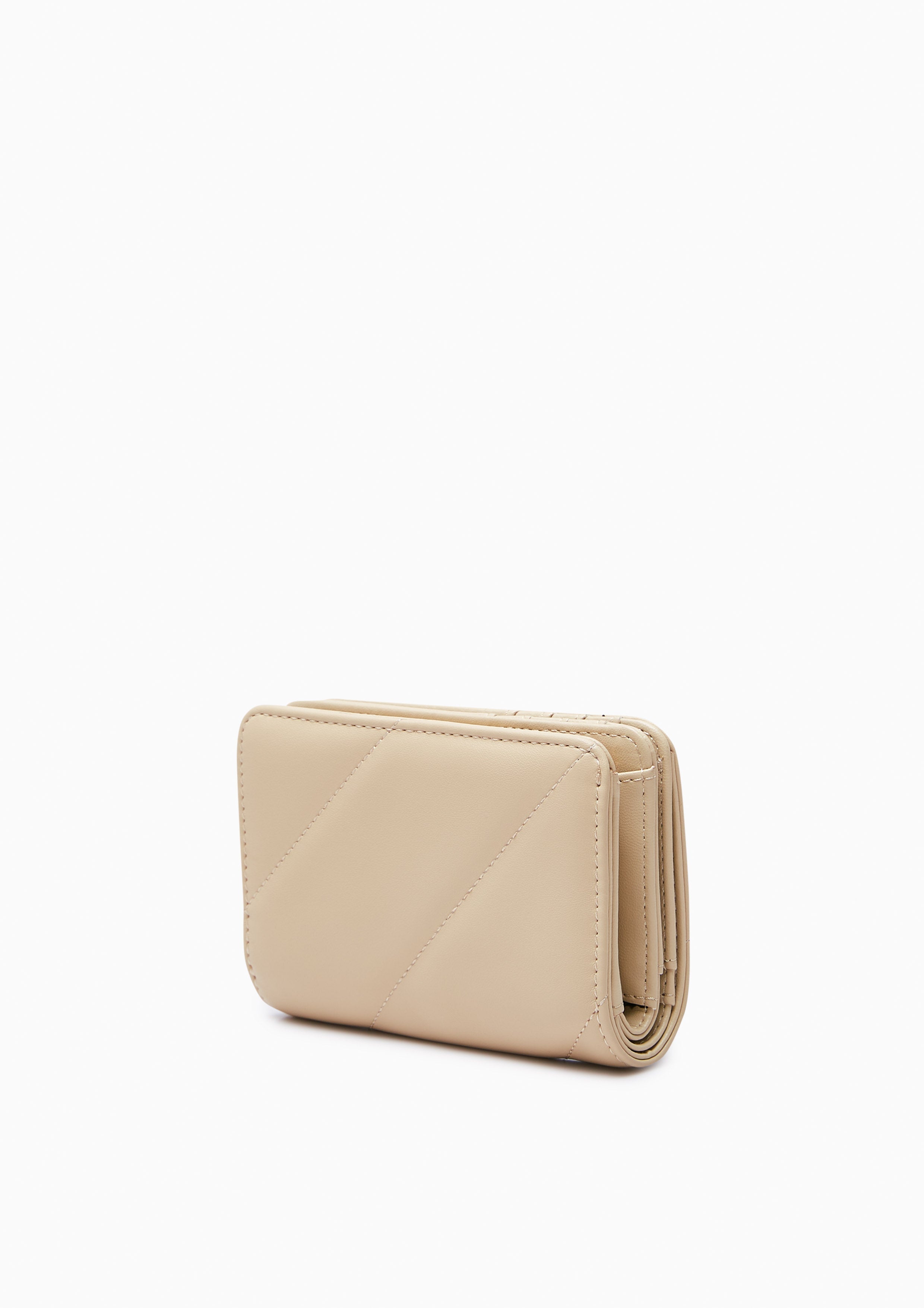 Amelia Short Wallet Beige