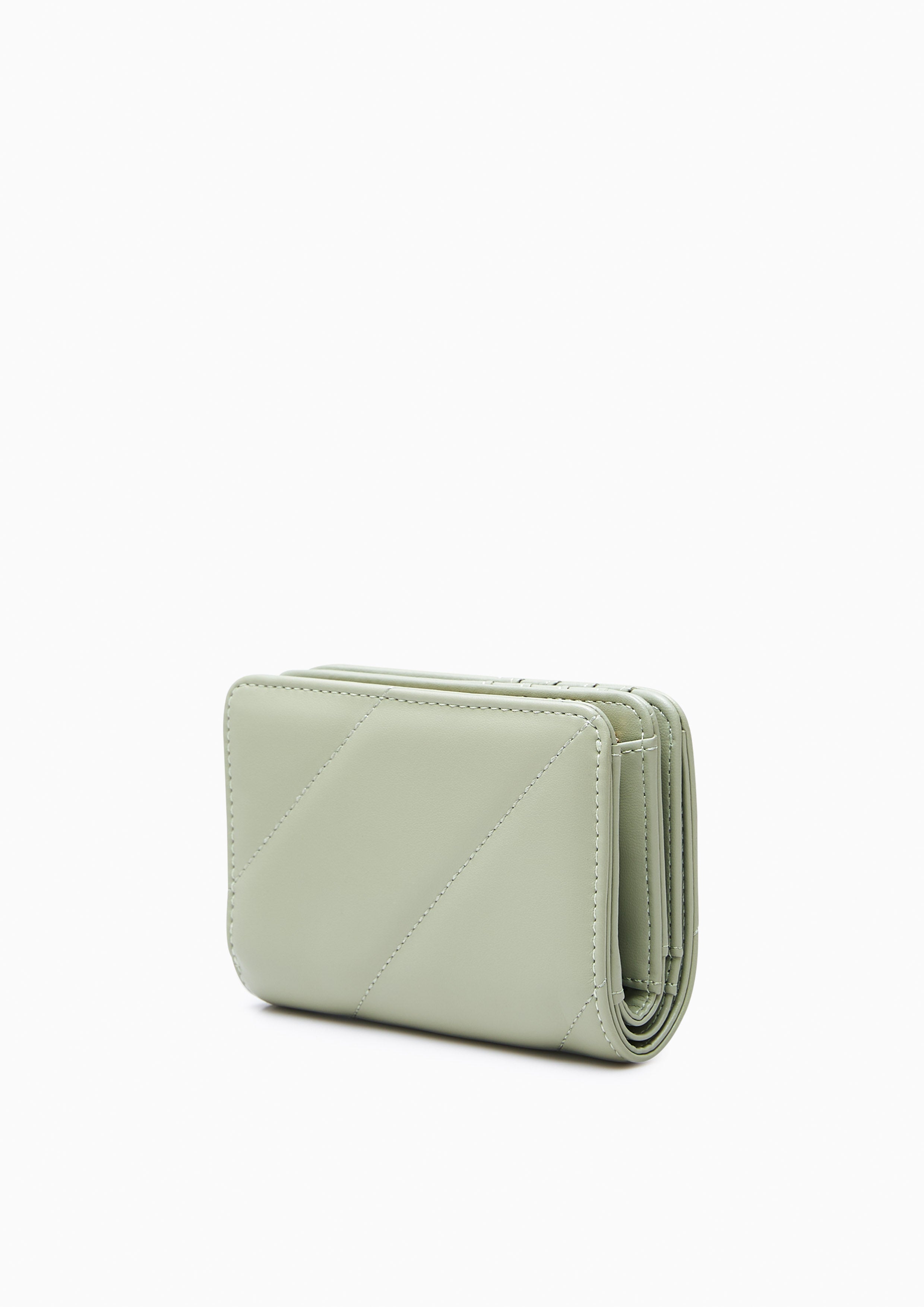 【LYN】 Babie ショートウォレット オンチェーン グレー Chloé グレインレザー製チェーン付きChloé Iconicフラップ