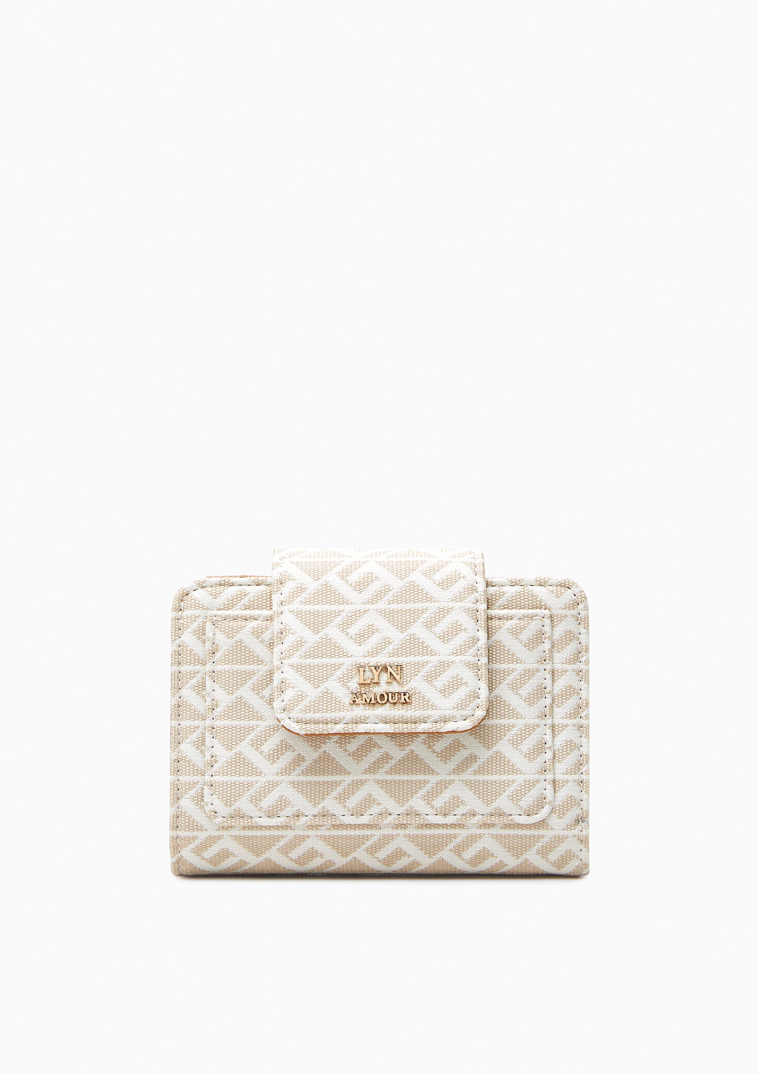 Monro Short Wallet Beige