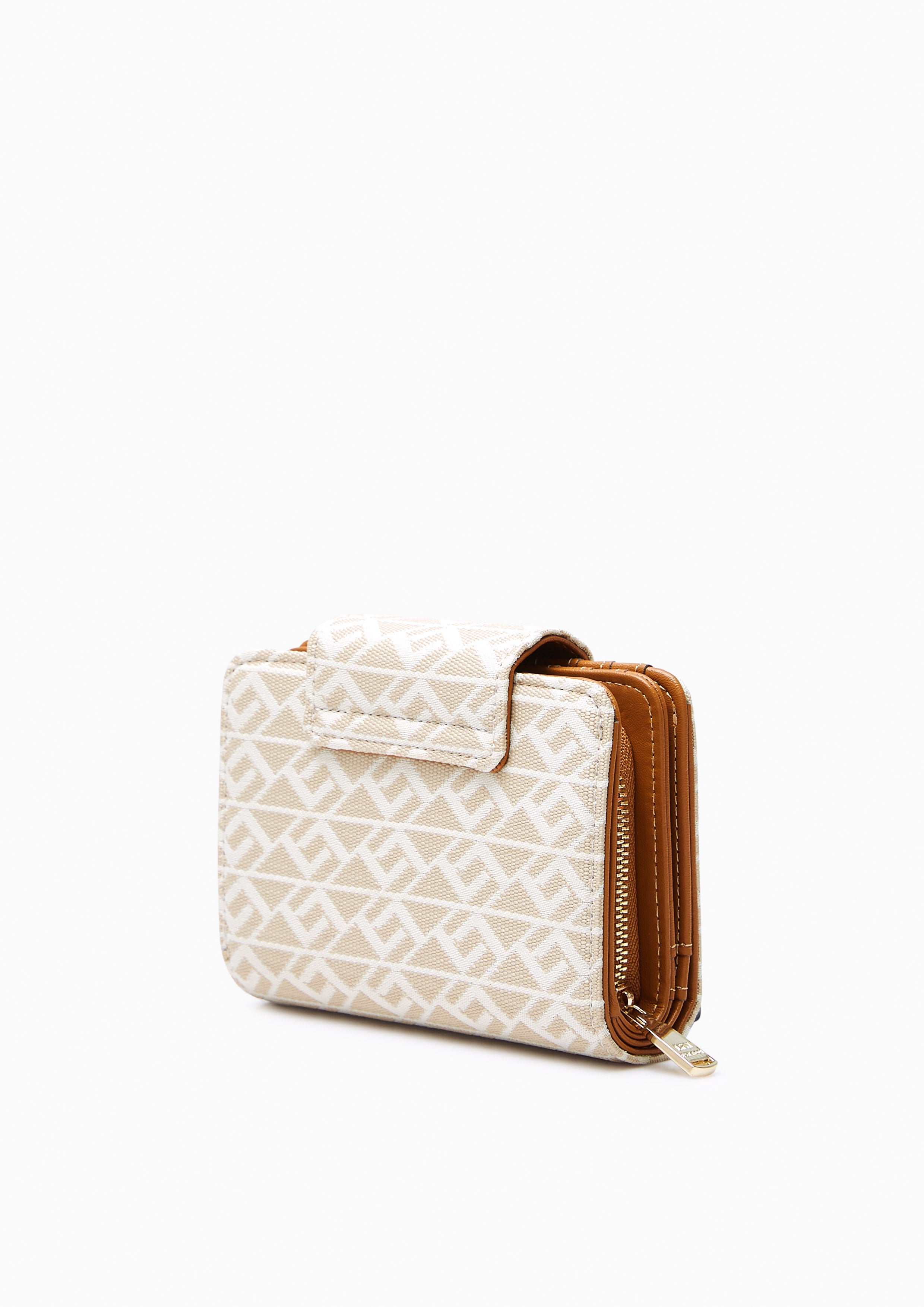 Monro Short Wallet Beige