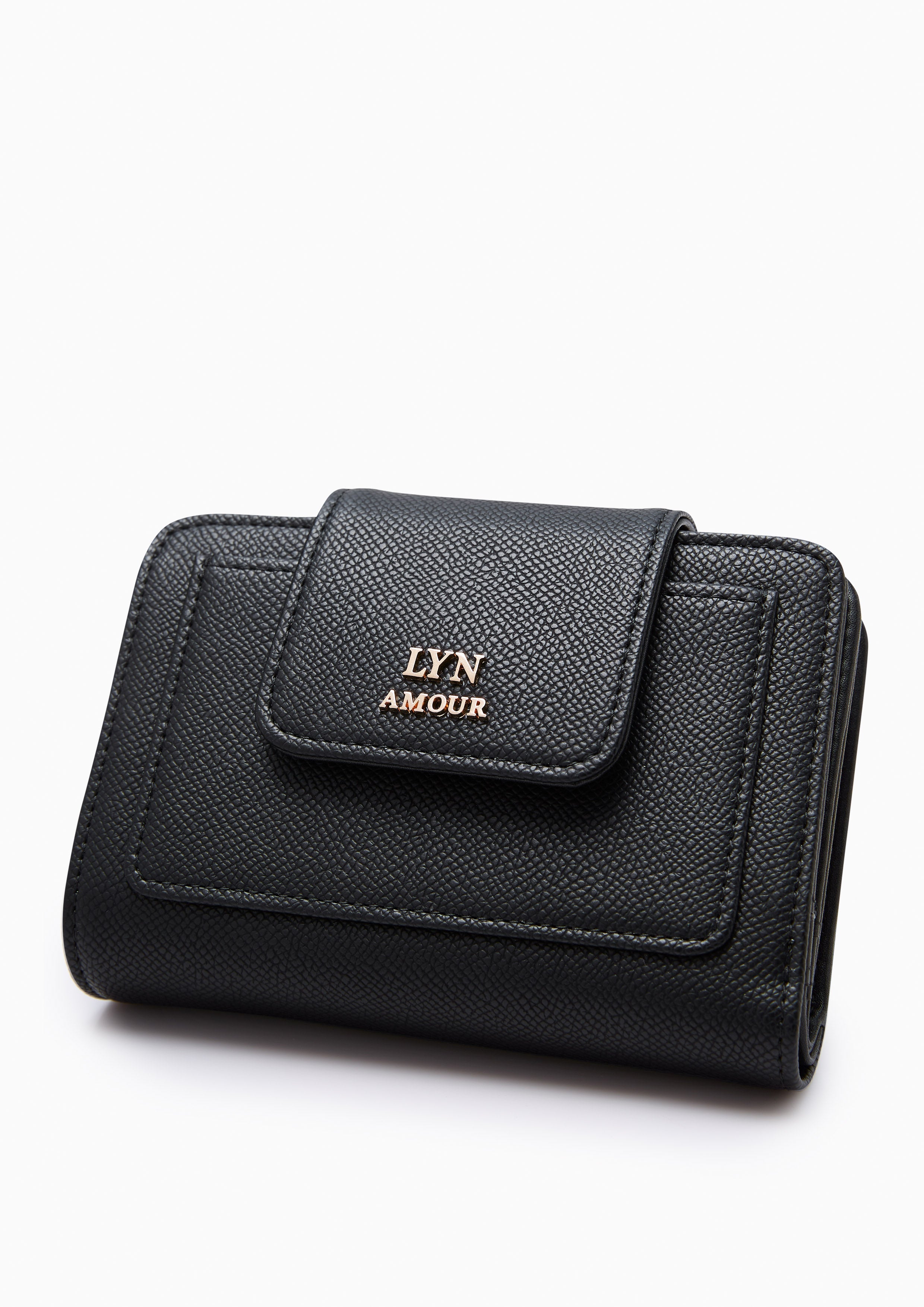 Monro Short Wallet Black