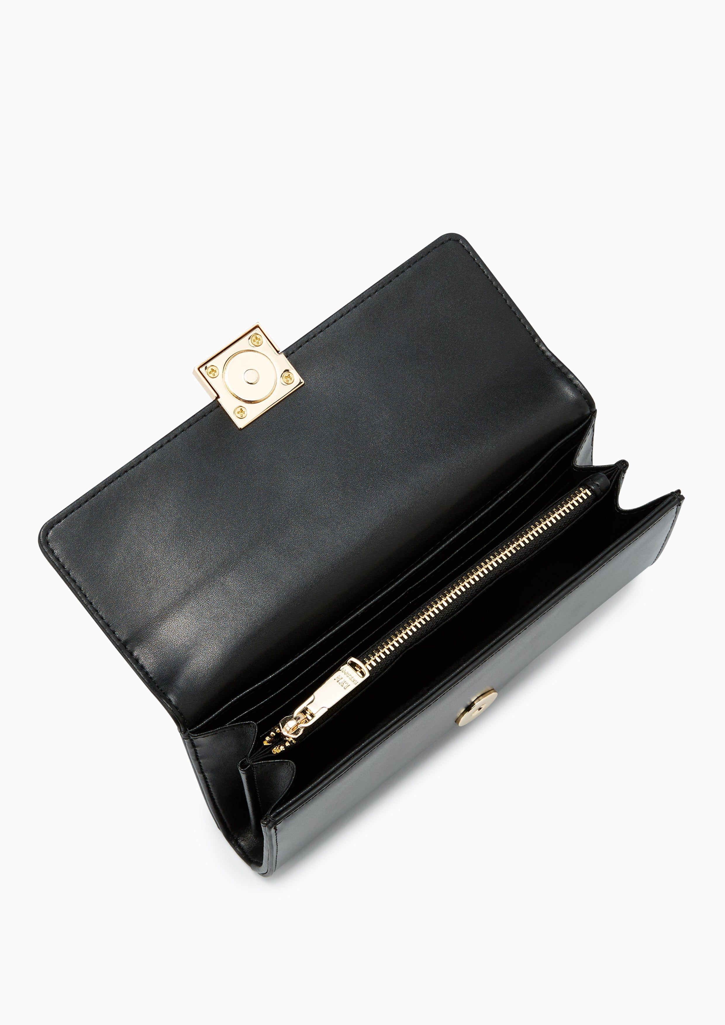 Fadia Long Wallet Black