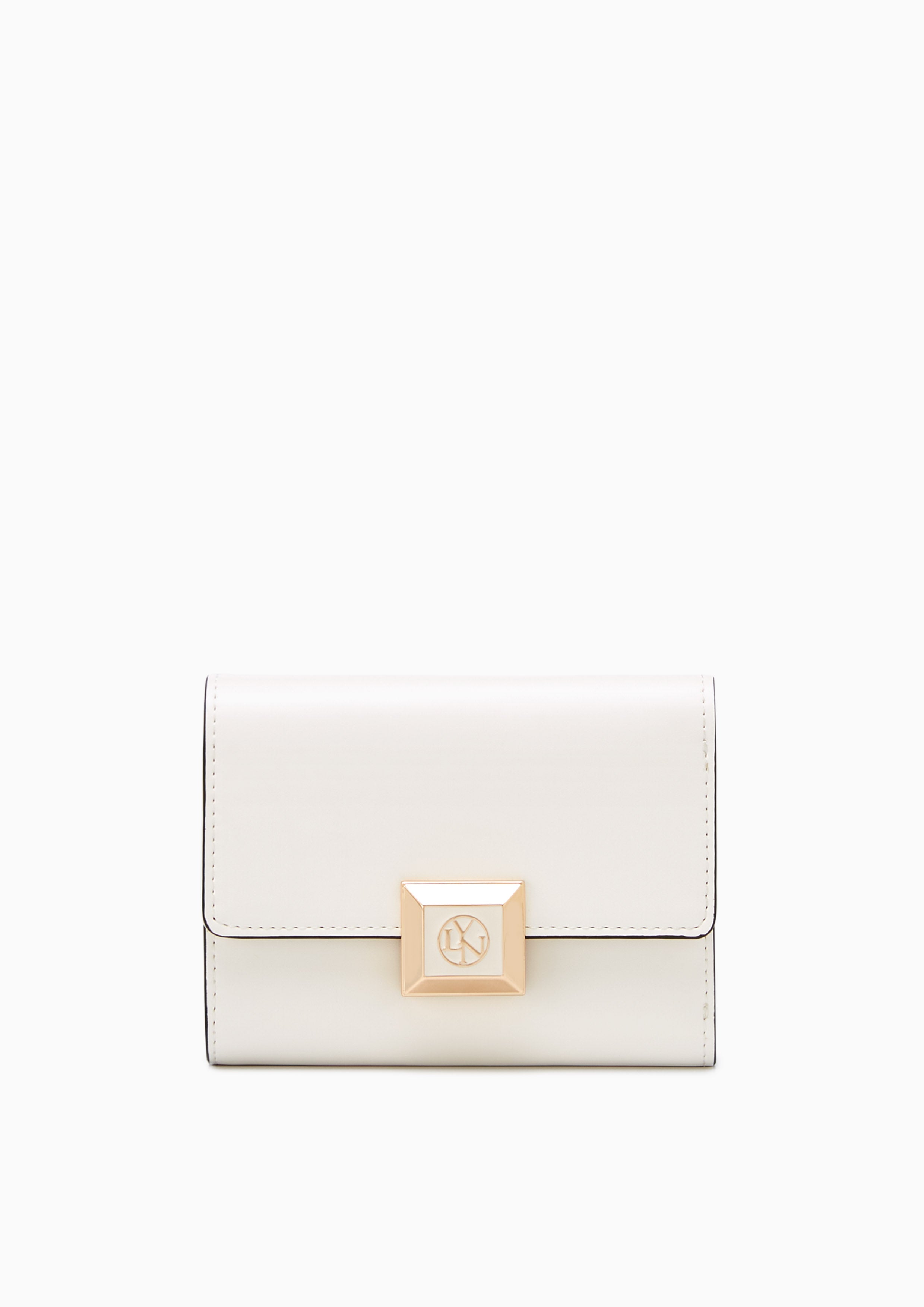 Fadia Short Wallet White