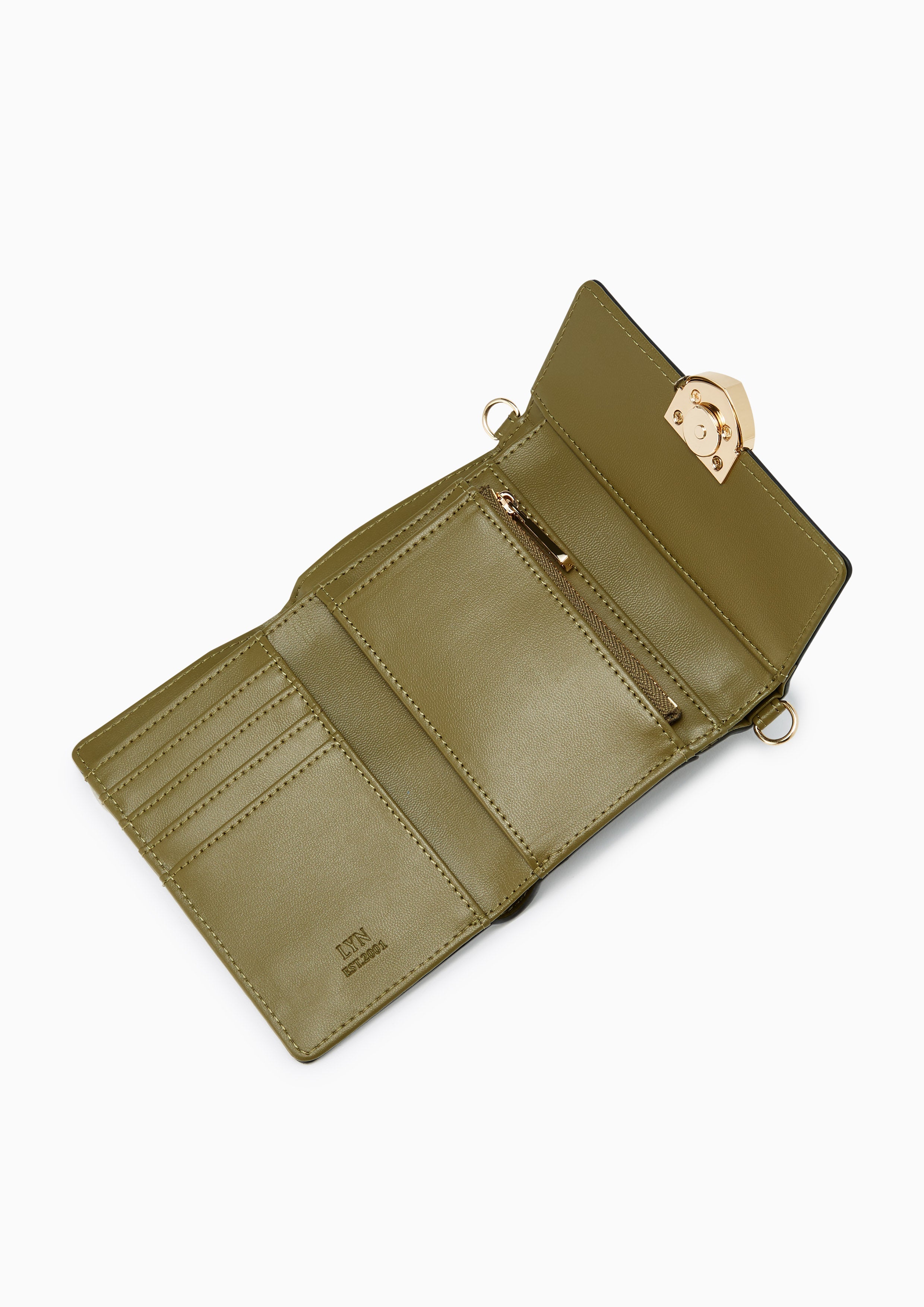 Athella Short Wallet Green