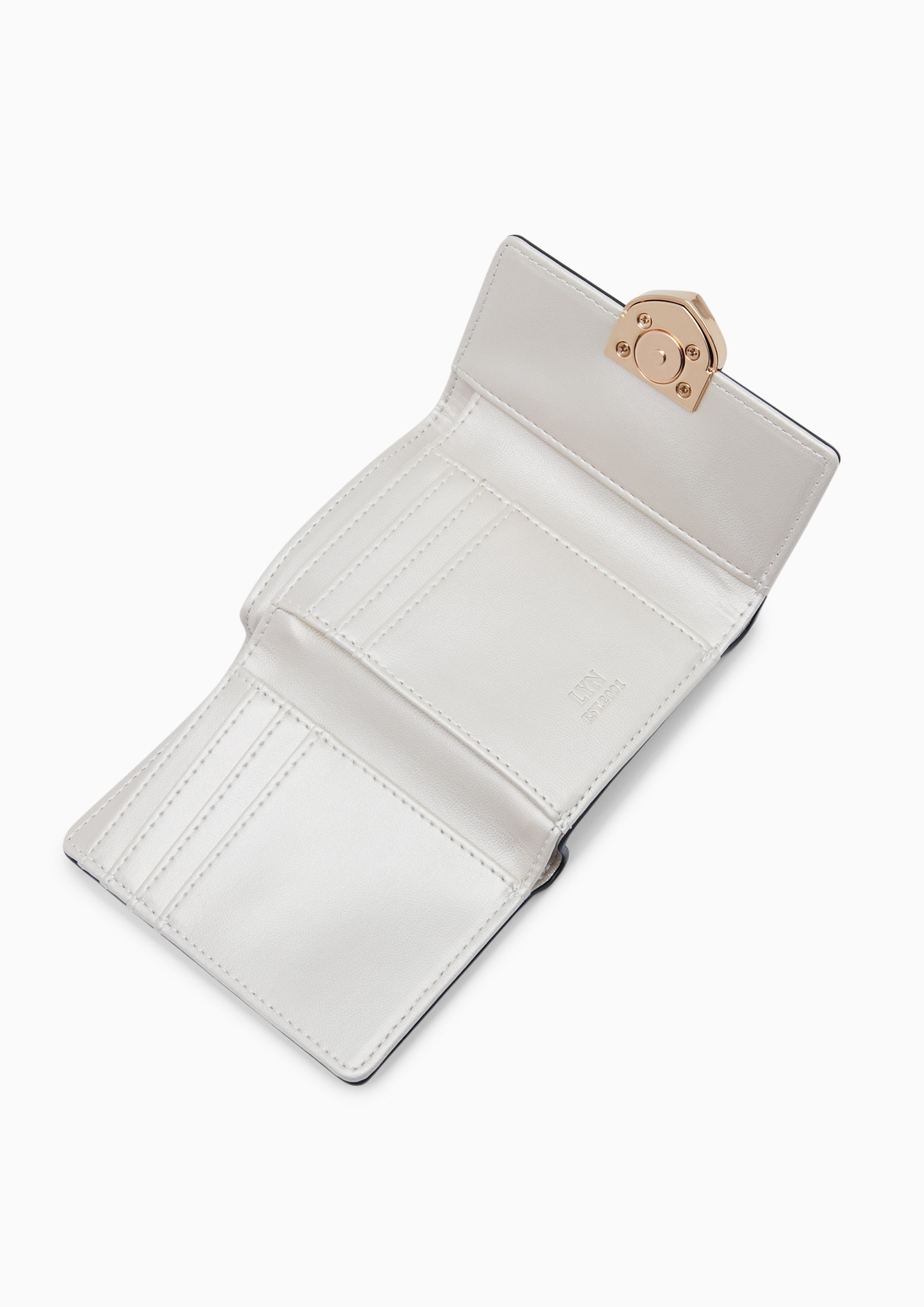 Athella Tri-Fold Wallet  White