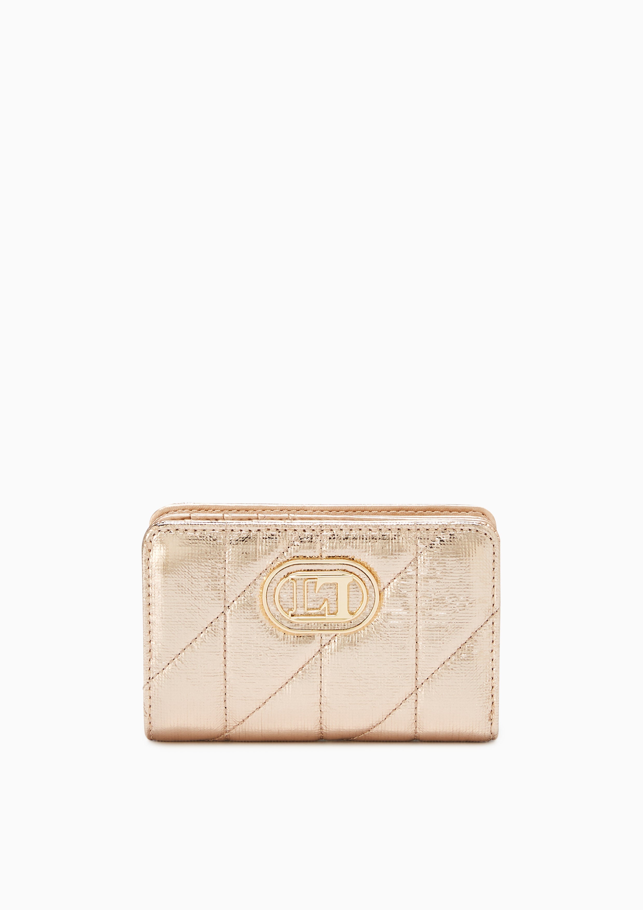 Diana Glitz Short Wallet Gold