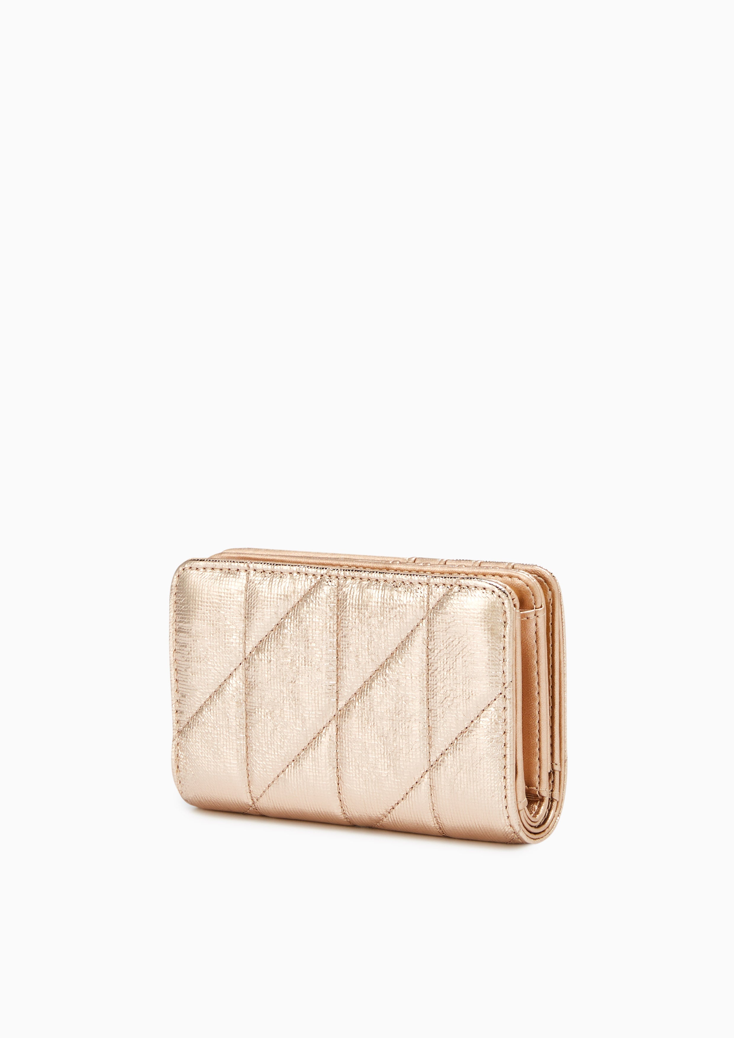 Diana Glitz Short Wallet Gold