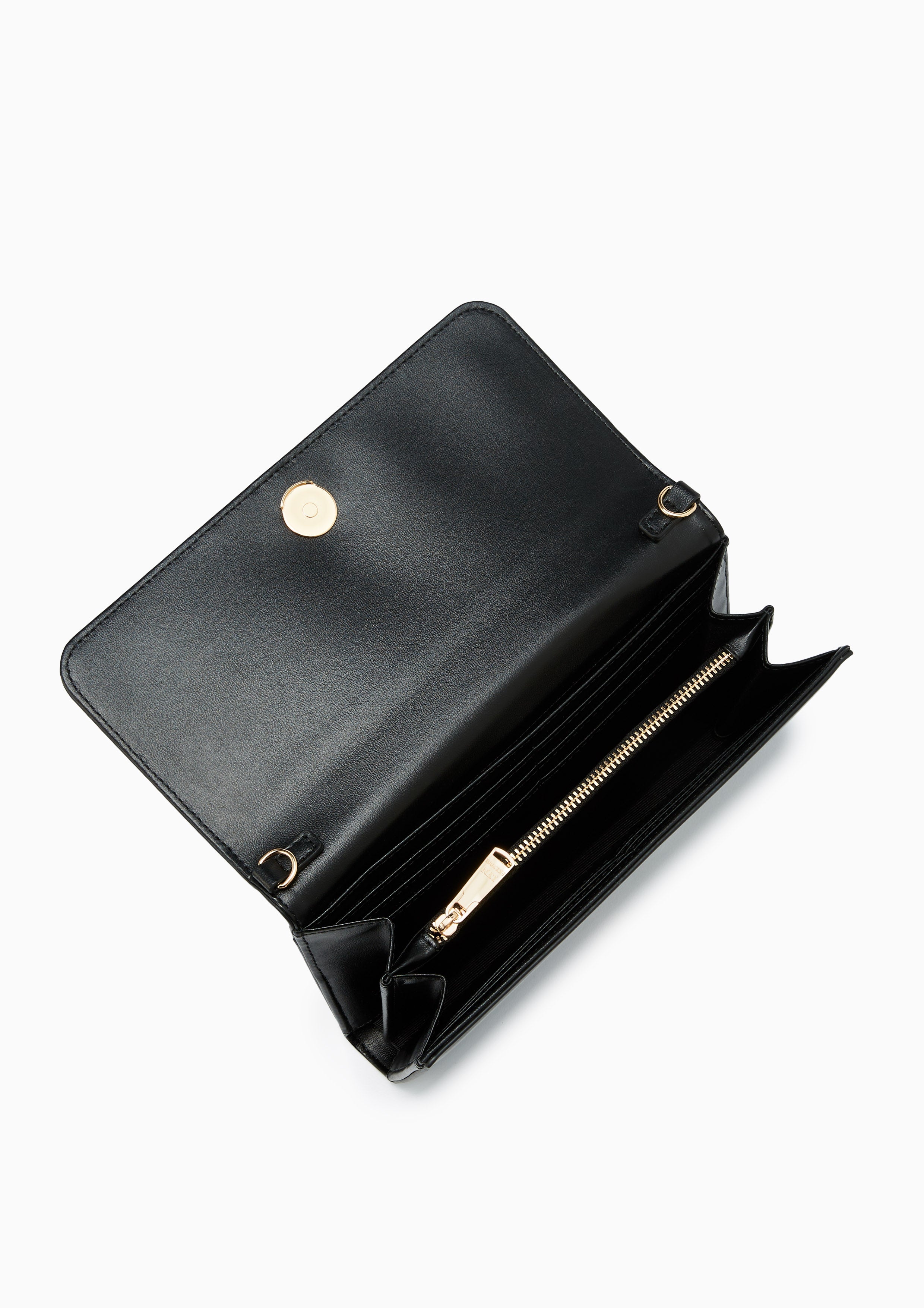 Rene  Long Wallet Black