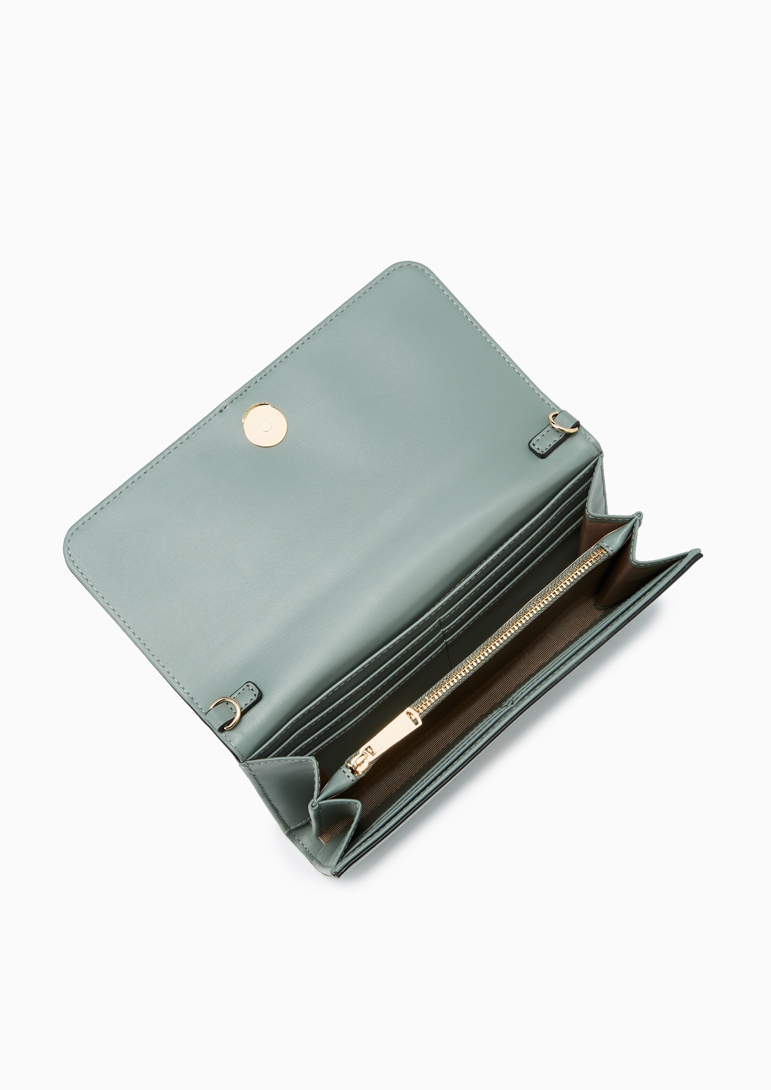 Rene  Long Wallet Green