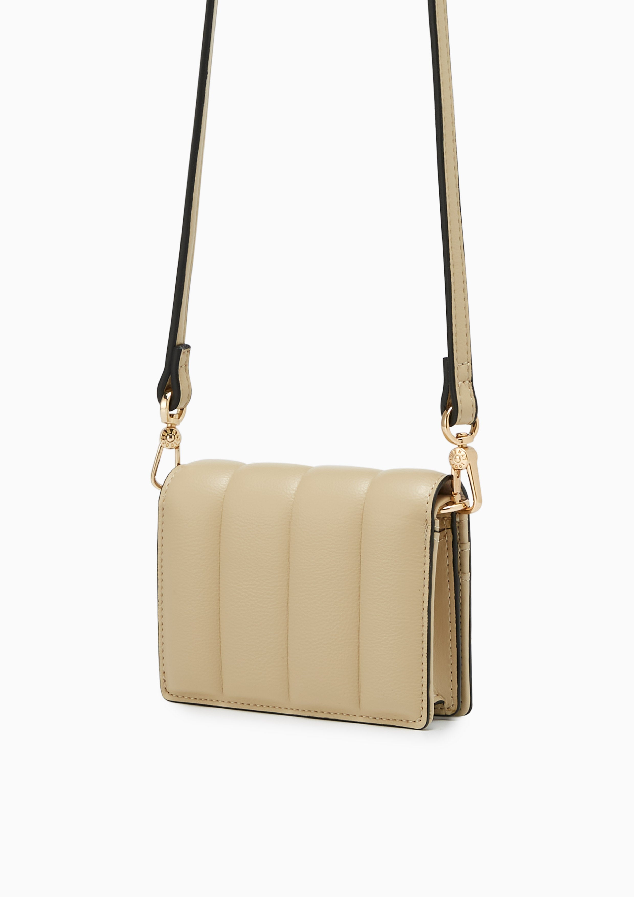 Naw Patti Short Wallet On Chain Beige