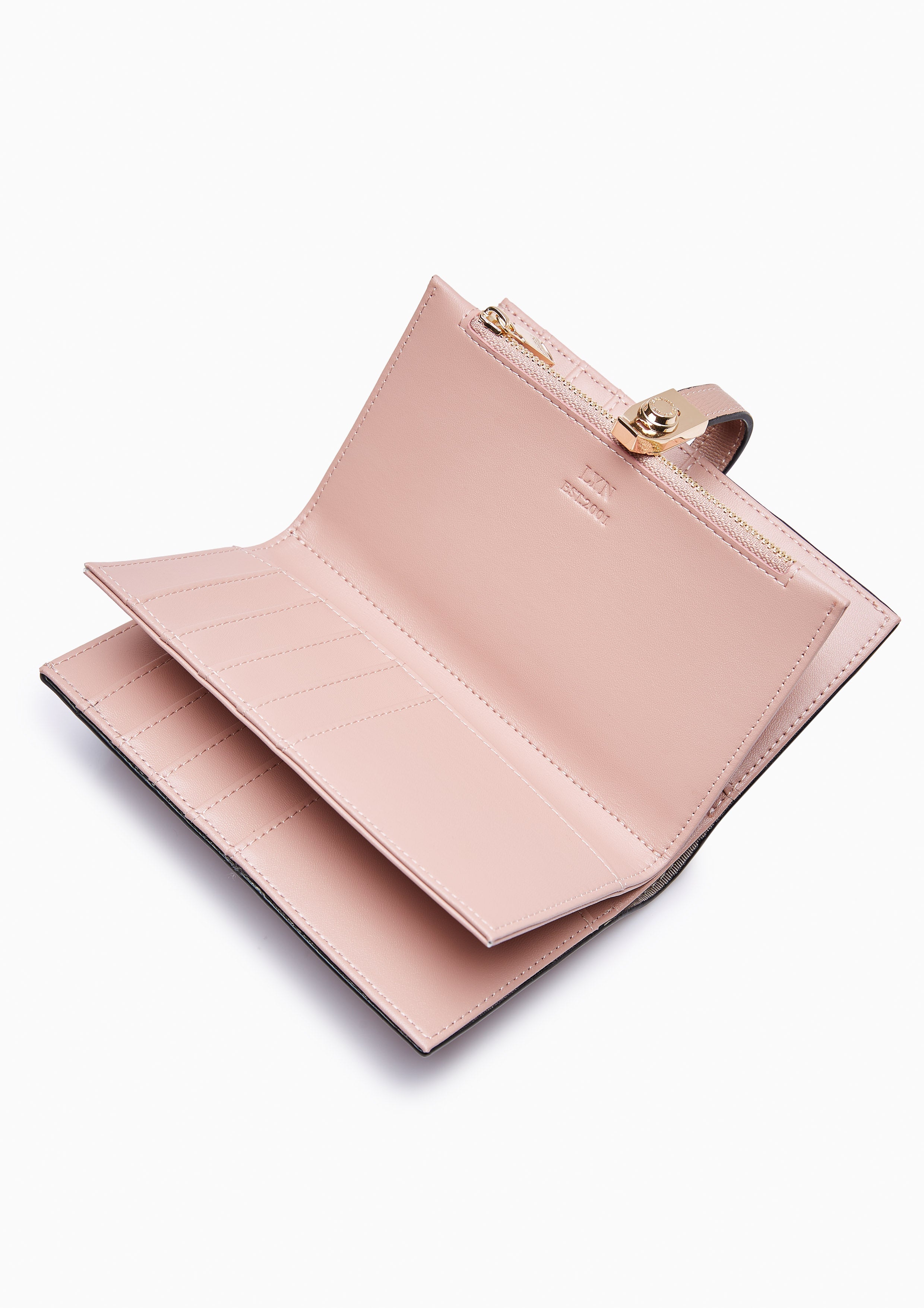 Flawless Semi Long Wallet Pink