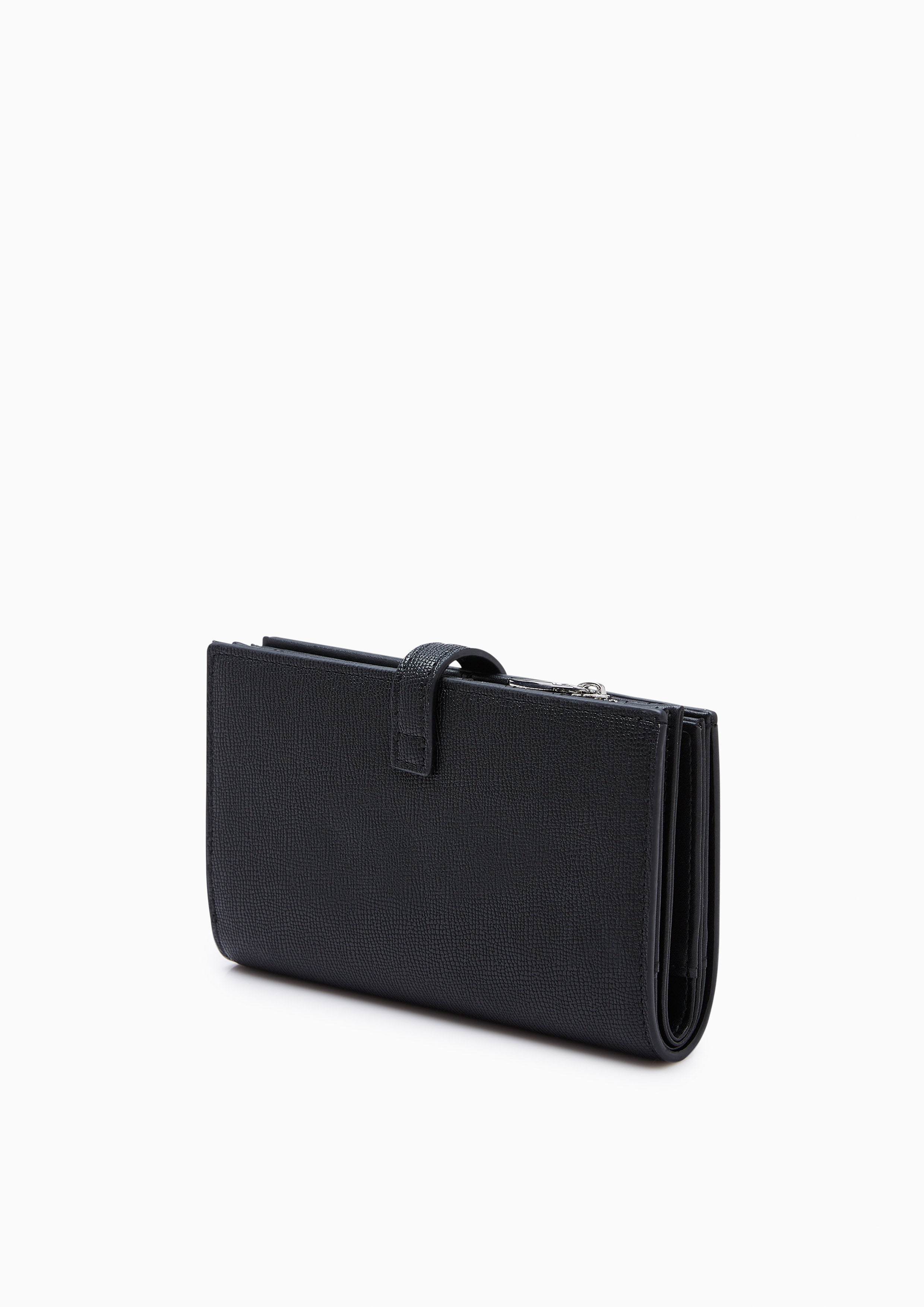 Flawless Semi Long Wallet Black