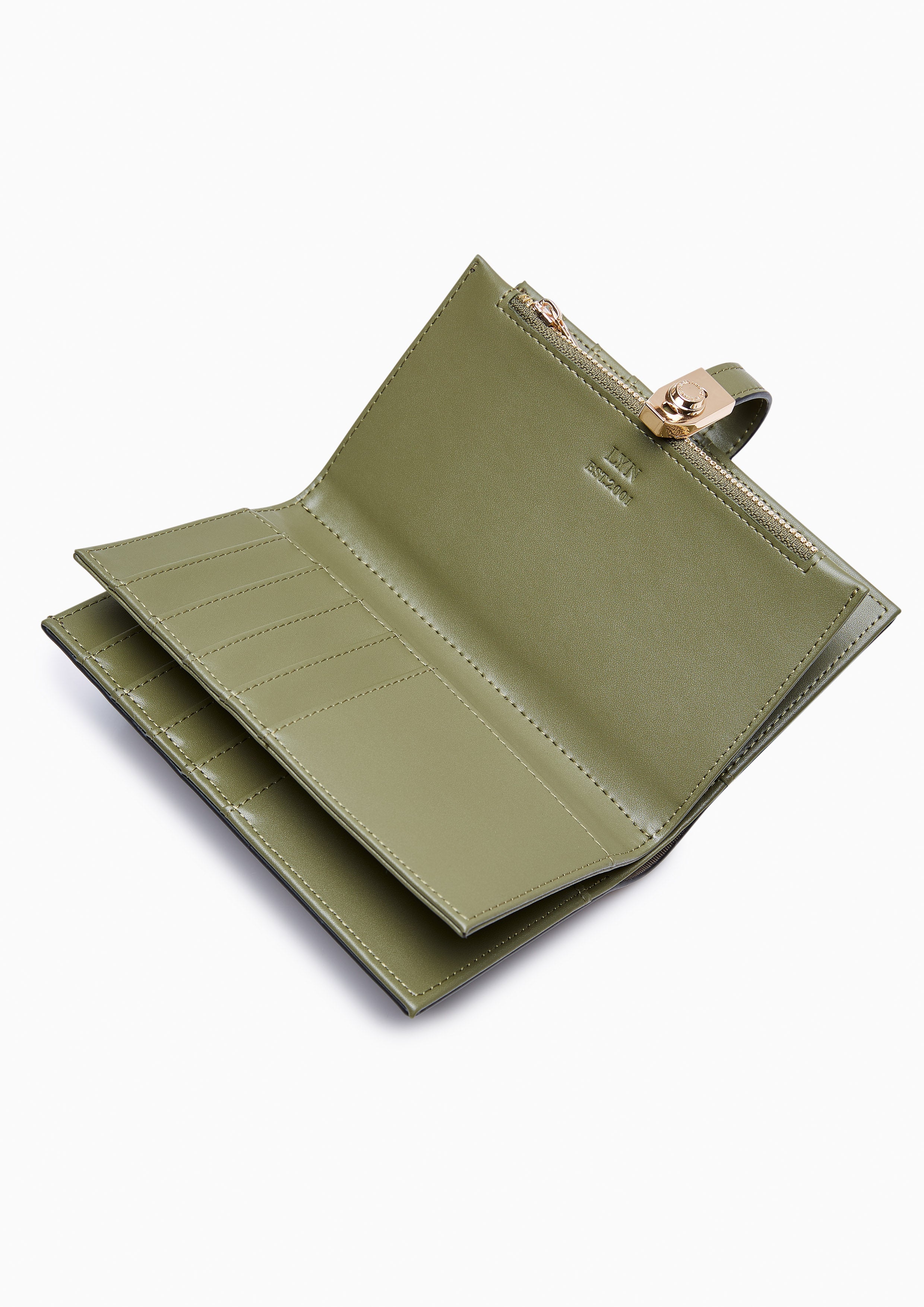 Raff Pocket Long Wallet Green