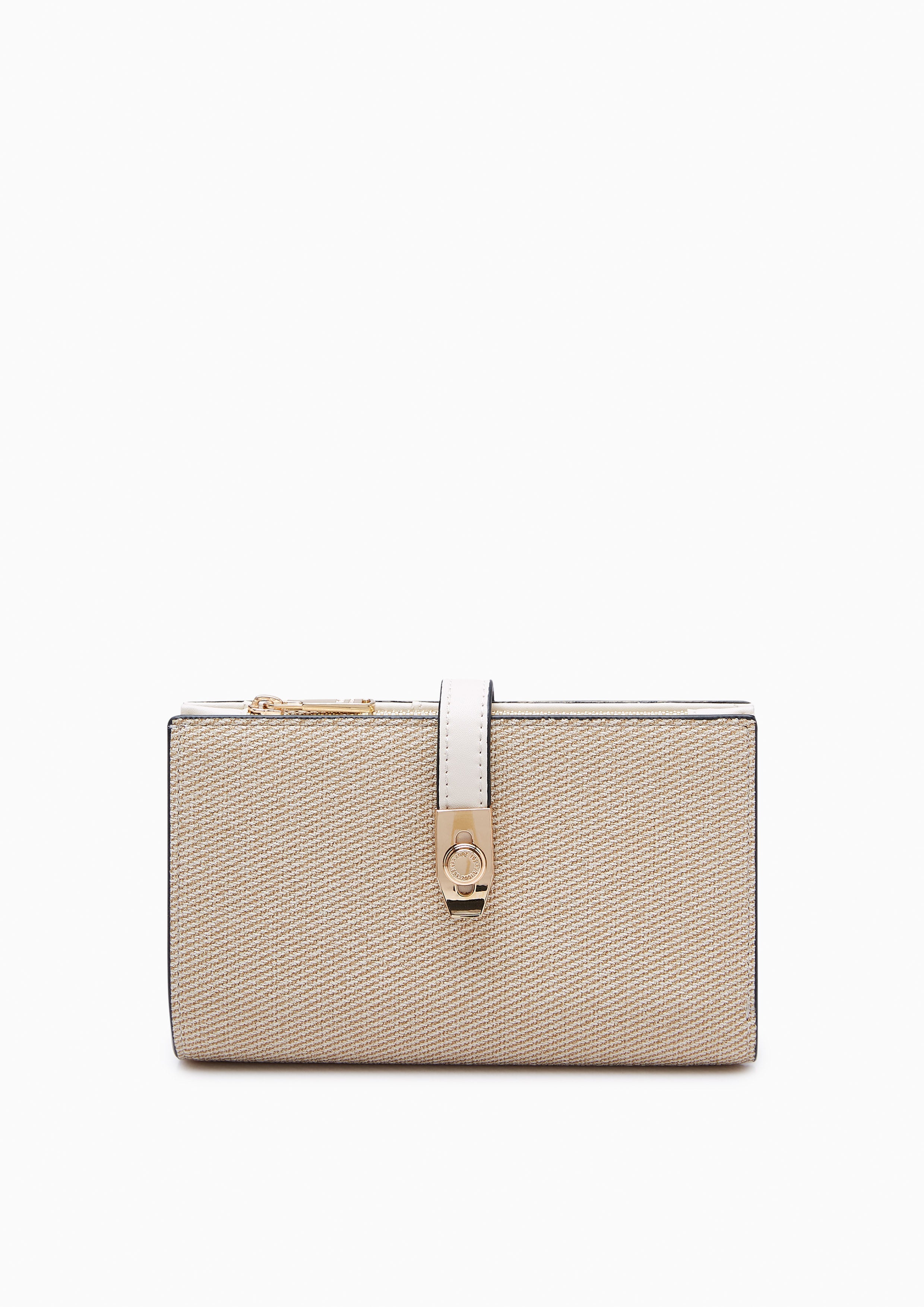 Raff Pocket Long Wallet Ivory