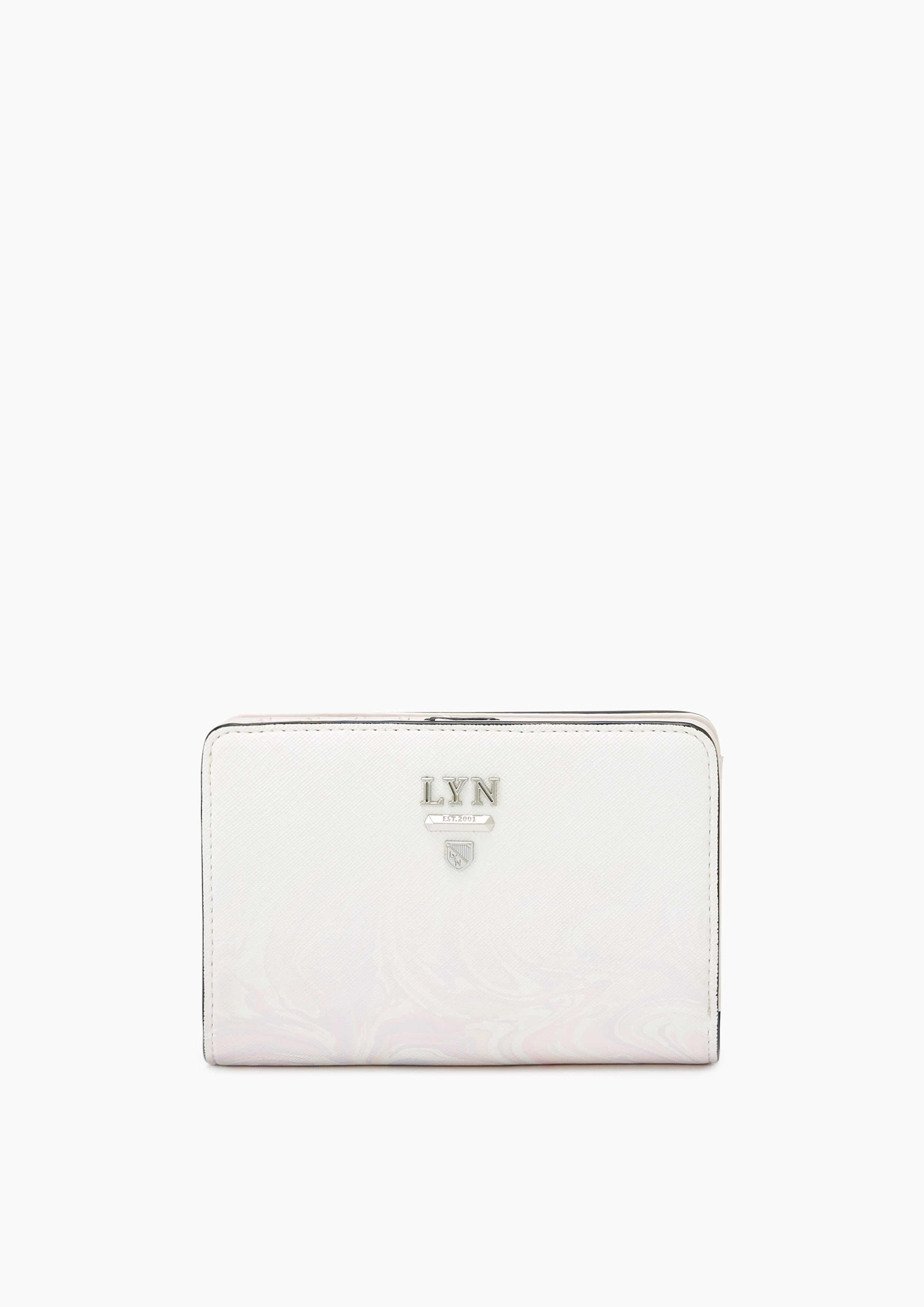 Re-Edit Marble Semi Long Wallet Light Pink