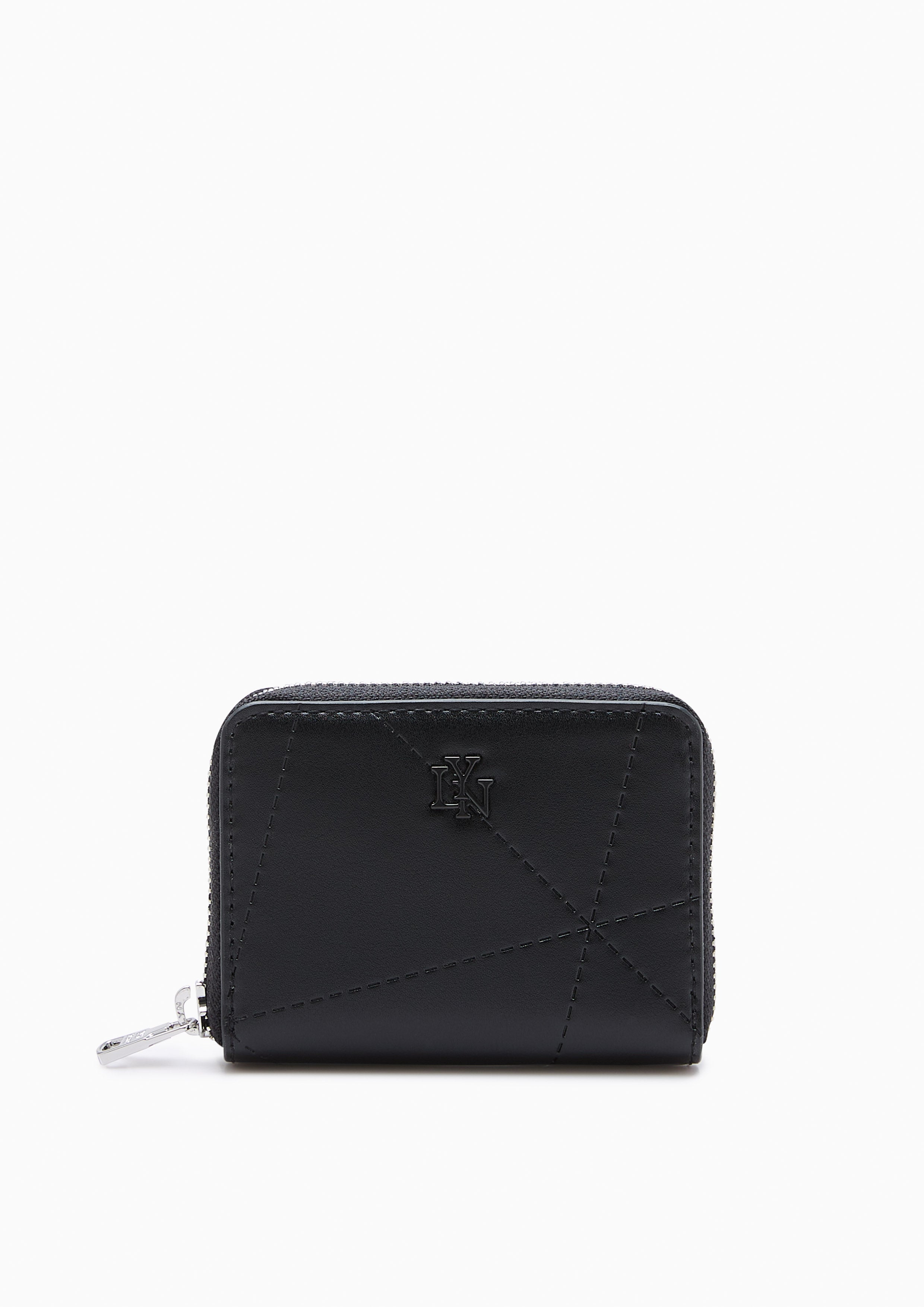 Prisma Zip Short Wallet Black