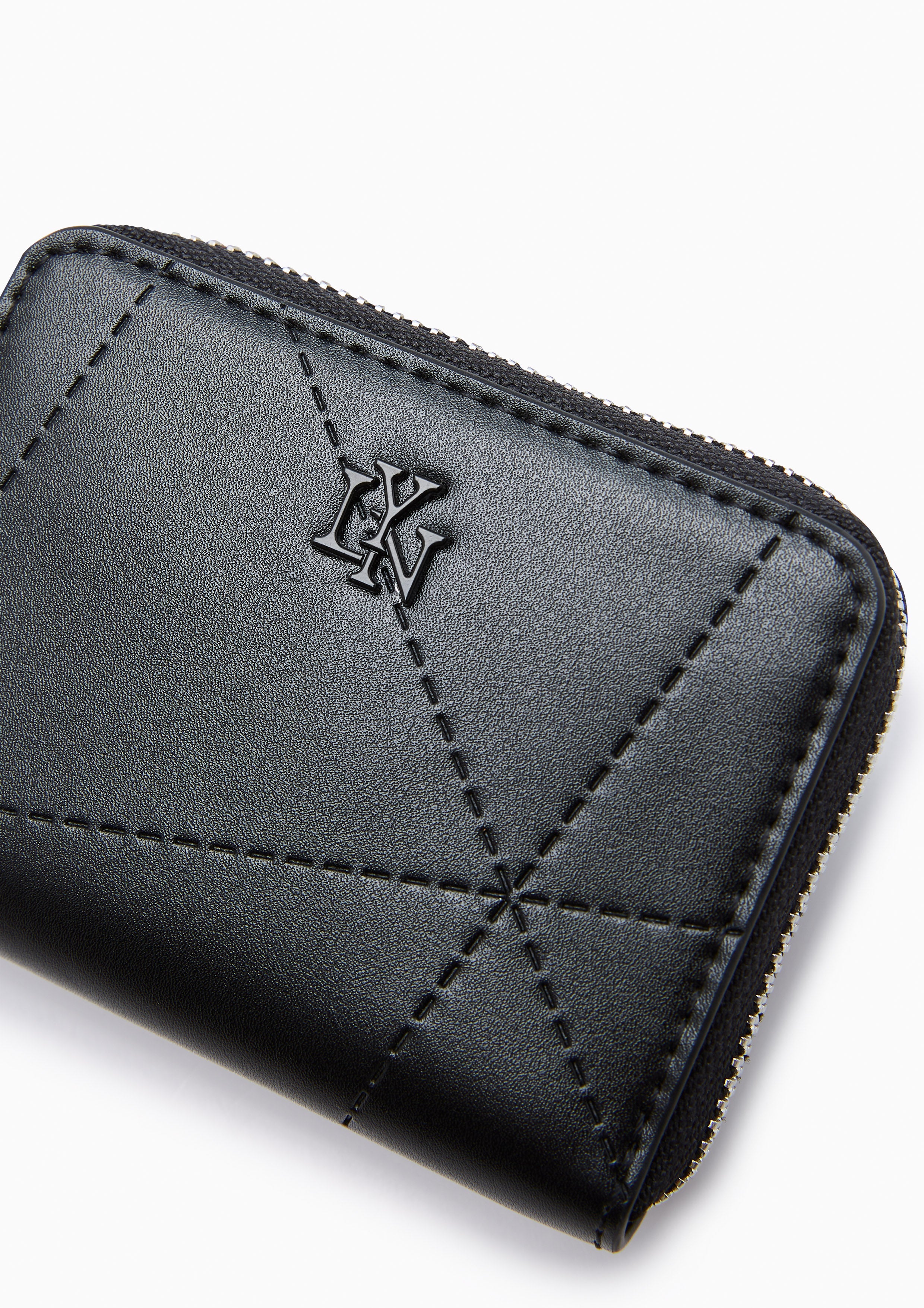 Prisma Zip Short Wallet Black