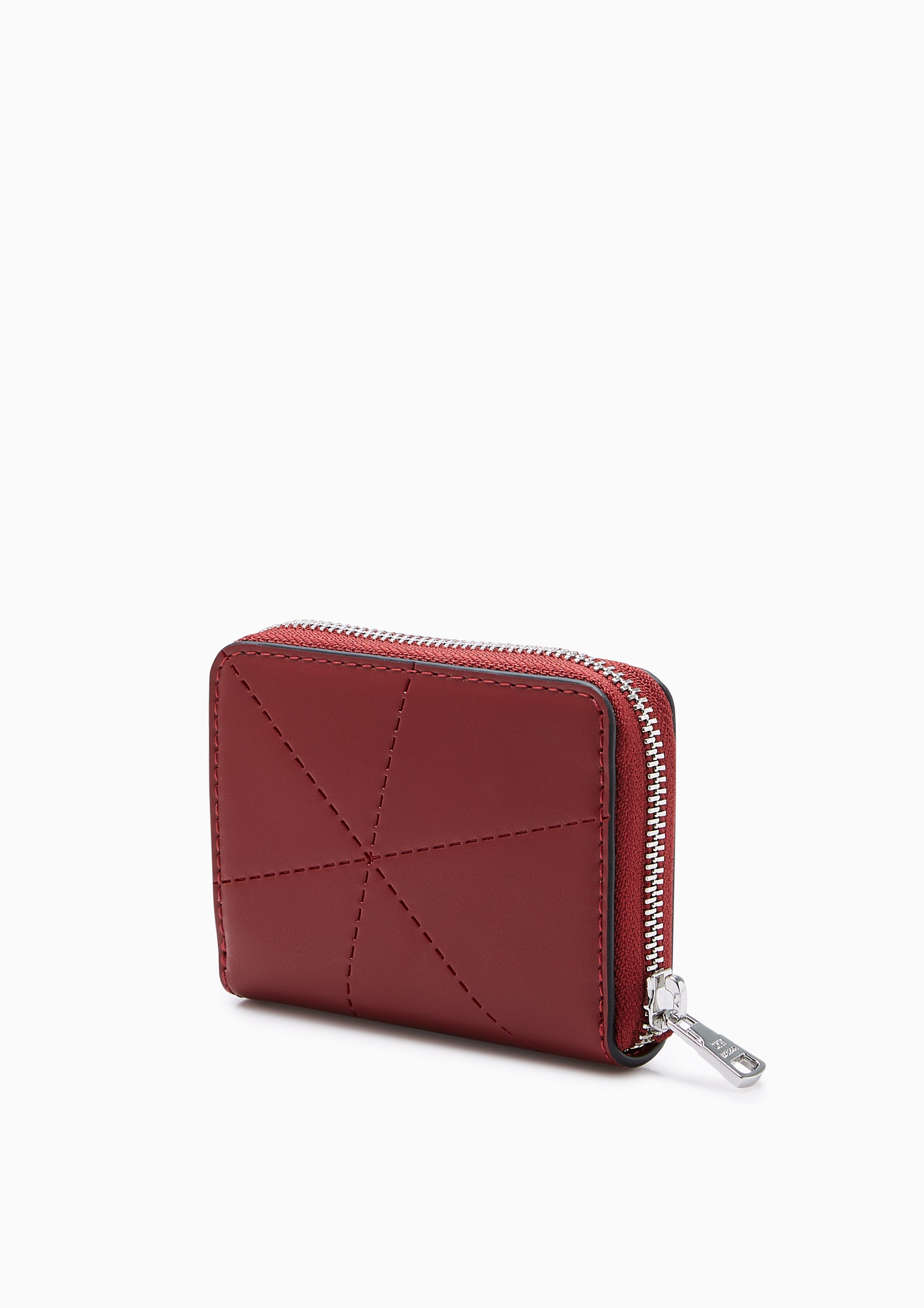 Prisma Zip Short Wallet Red