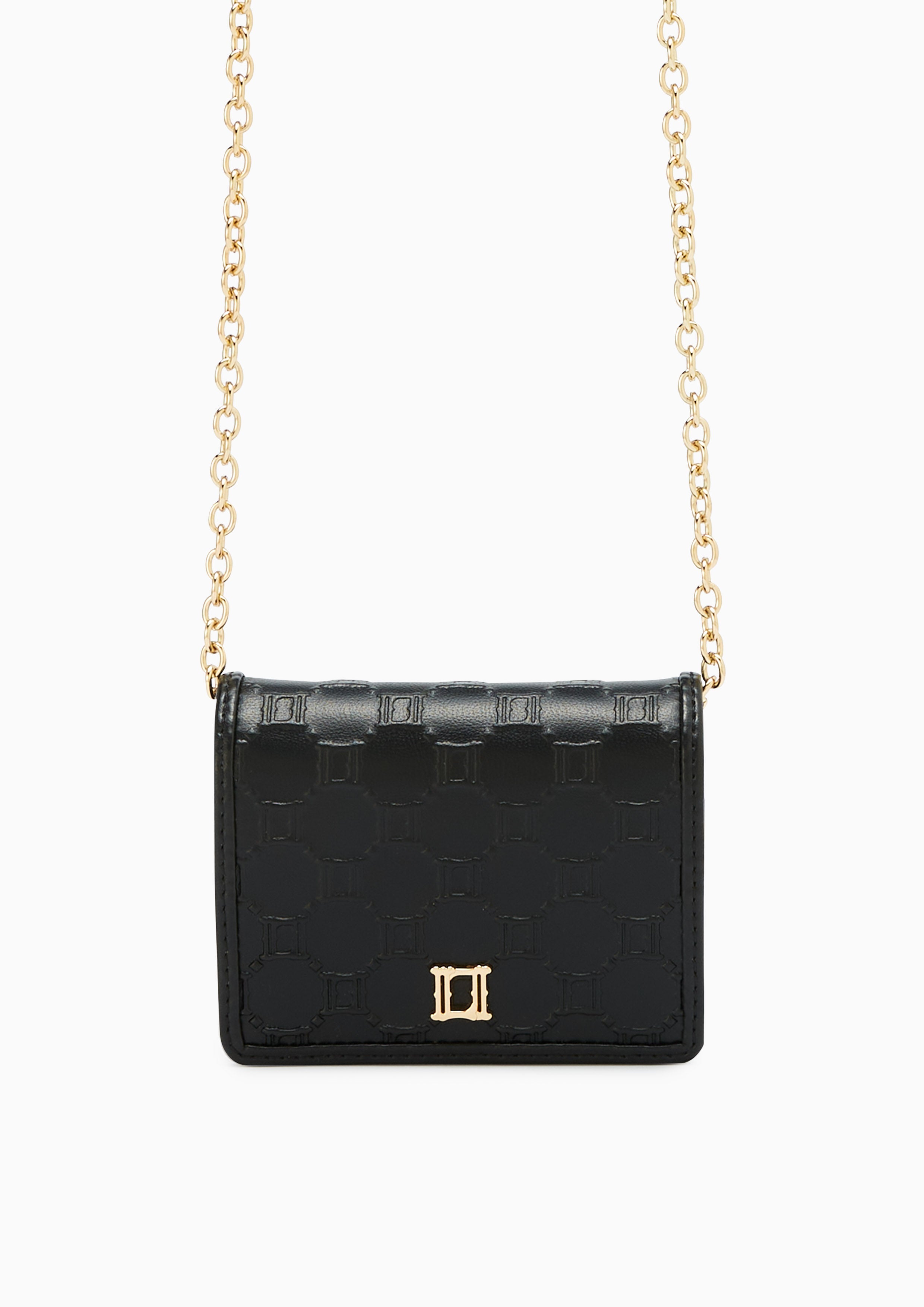 Letitia Short Wallet On Chain Black