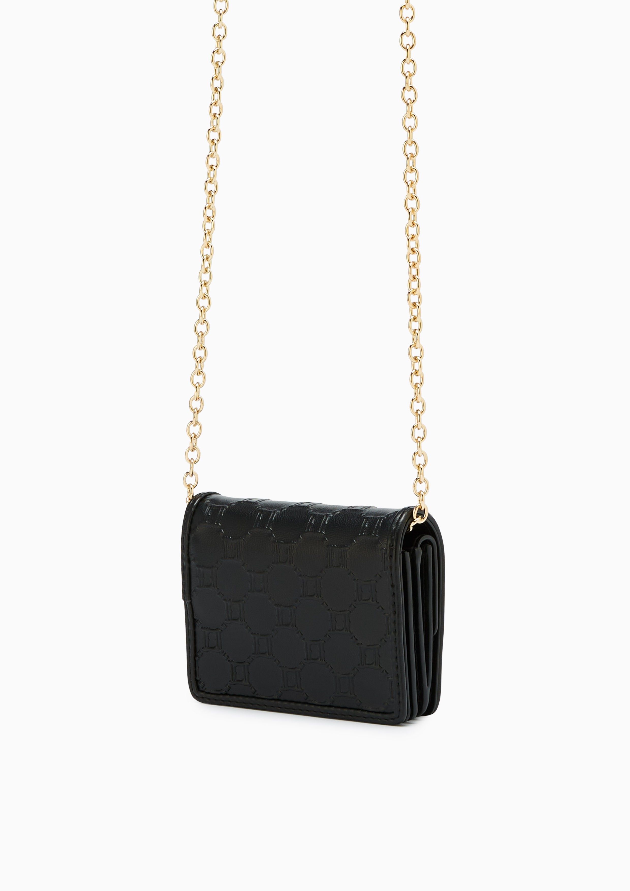 Letitia Short Wallet On Chain Black