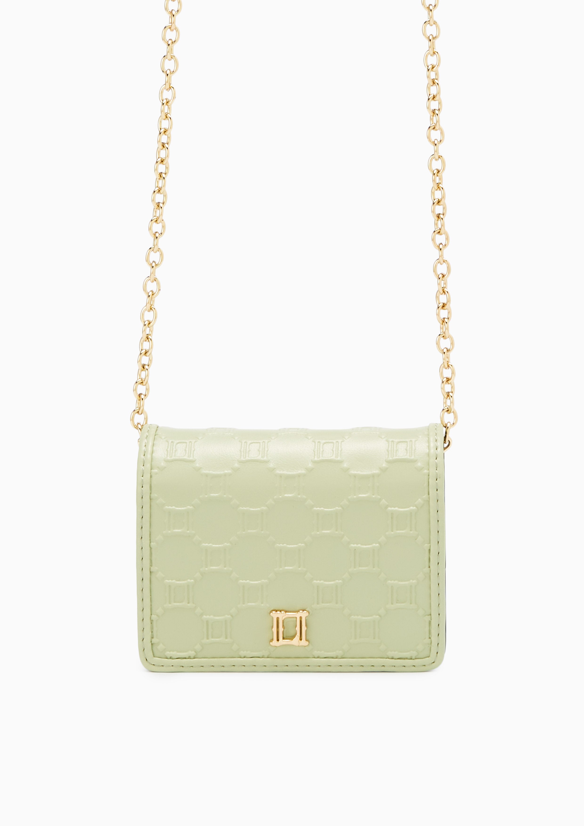 Letitia Short Wallet On Chain Light Green